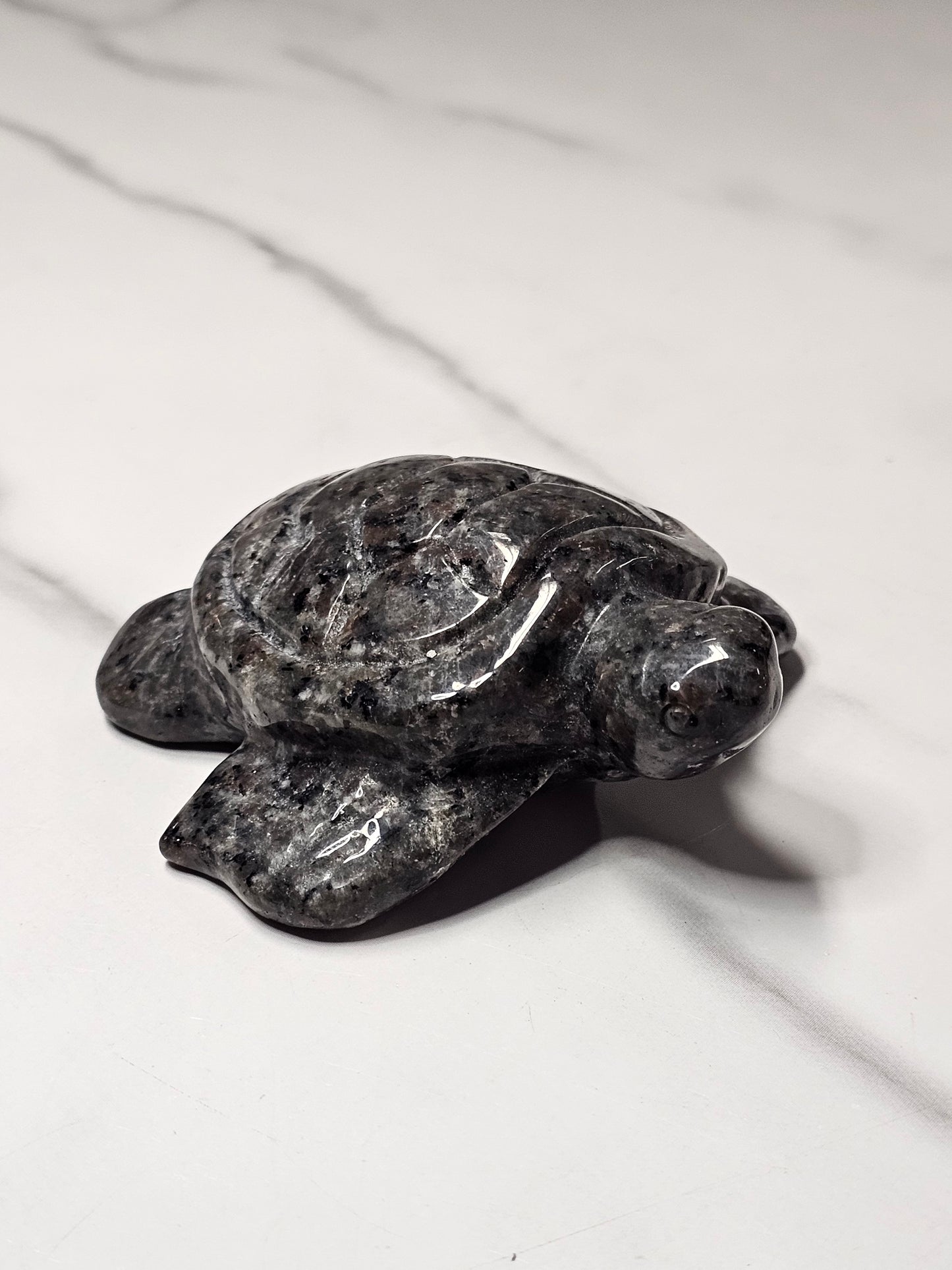 Yooperlite Sea Turtle Carving