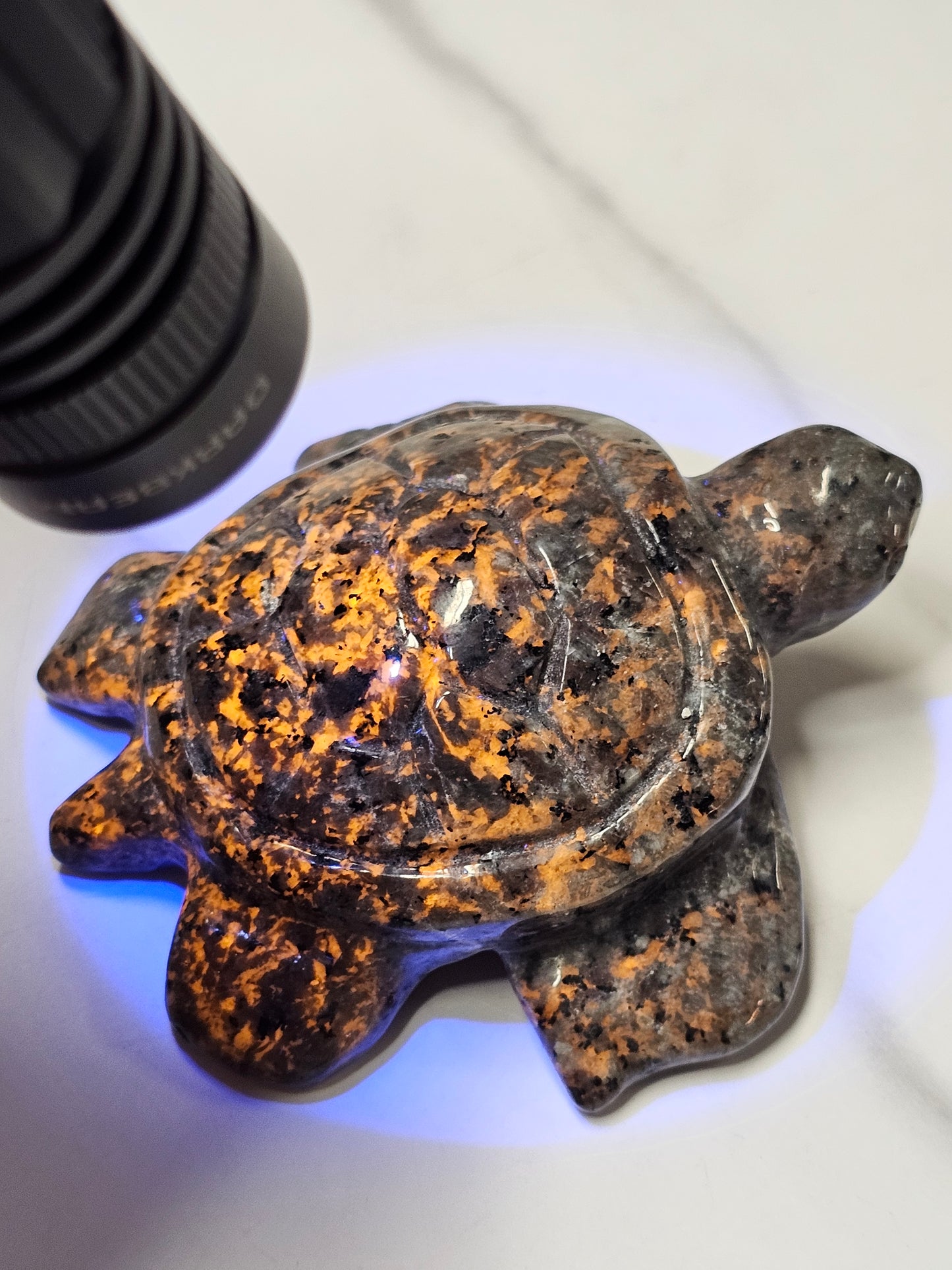 Yooperlite Sea Turtle Carving