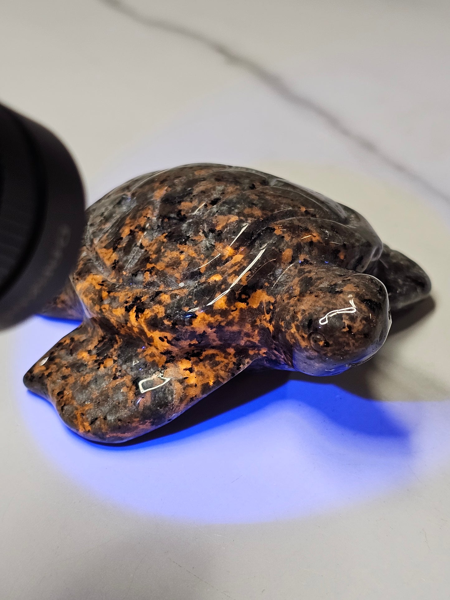 Yooperlite Sea Turtle Carving