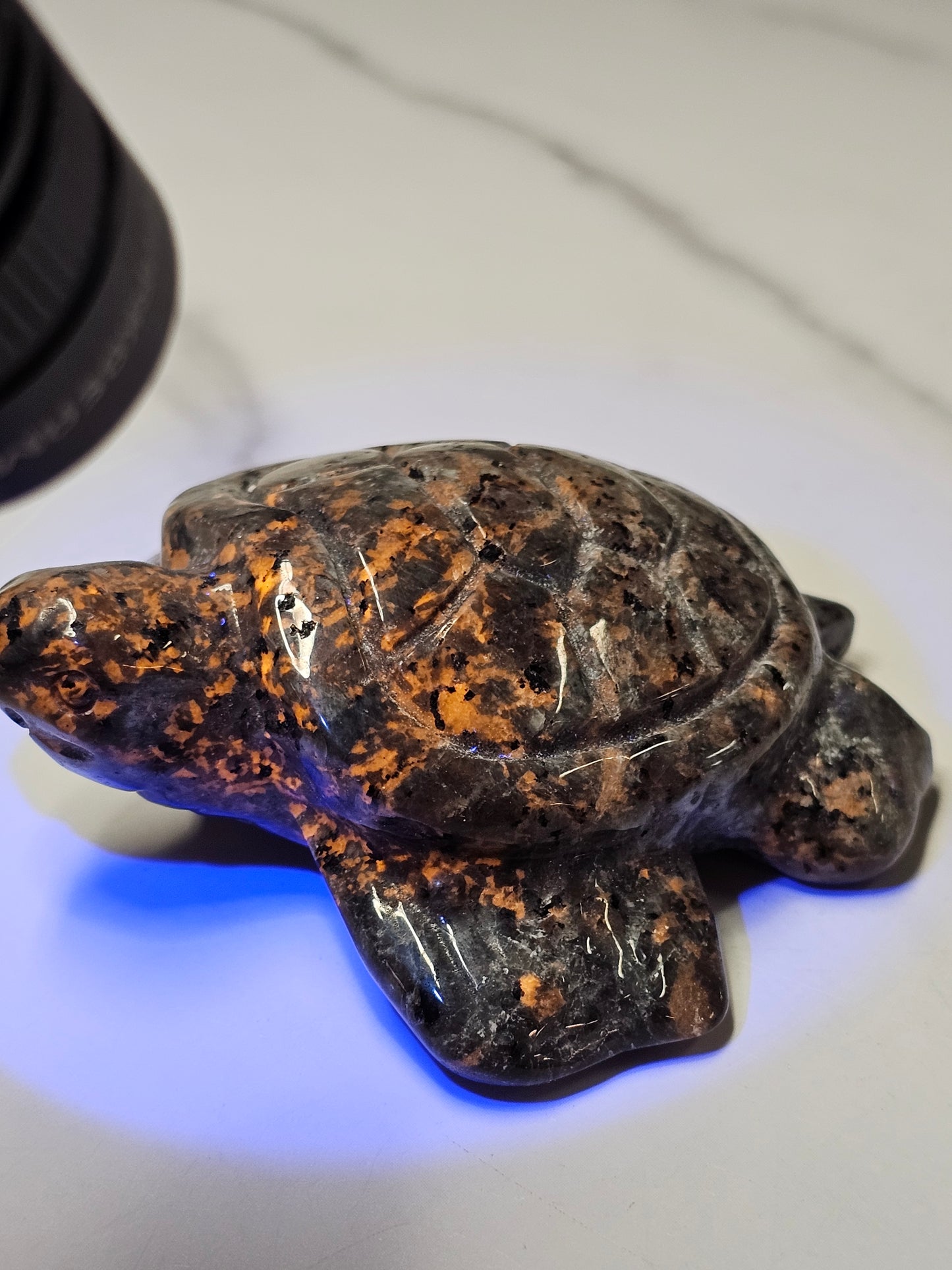 Yooperlite Sea Turtle Carving