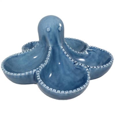 Ceramic Octopus Divided Dish