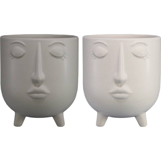 Sonadora Face Planter Pot Ceramic - 4"