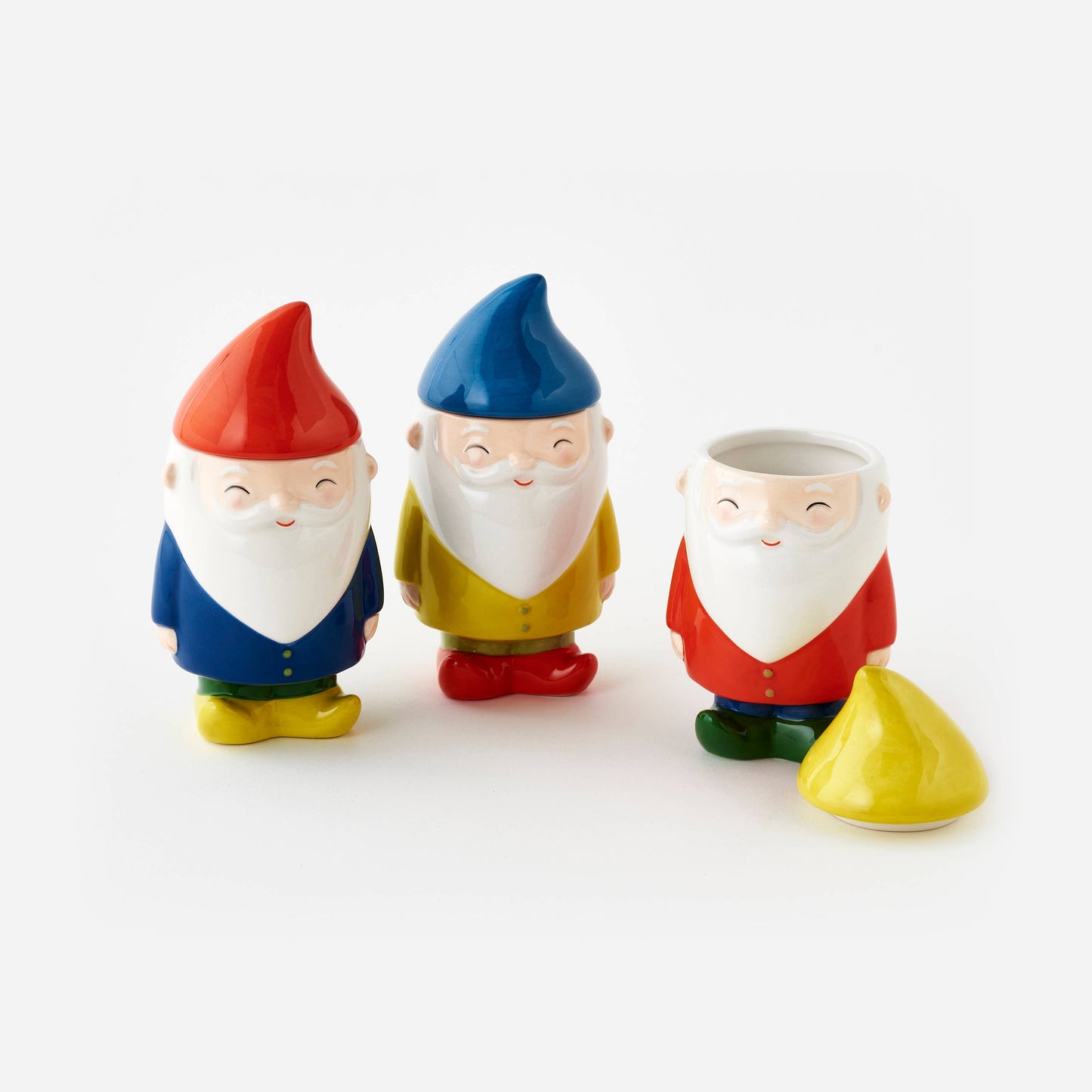 Gnome Ceramic Jar with Lid