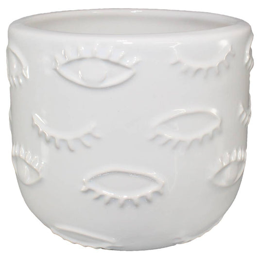 Mod Eyes Ceramic Pot - 3.45"