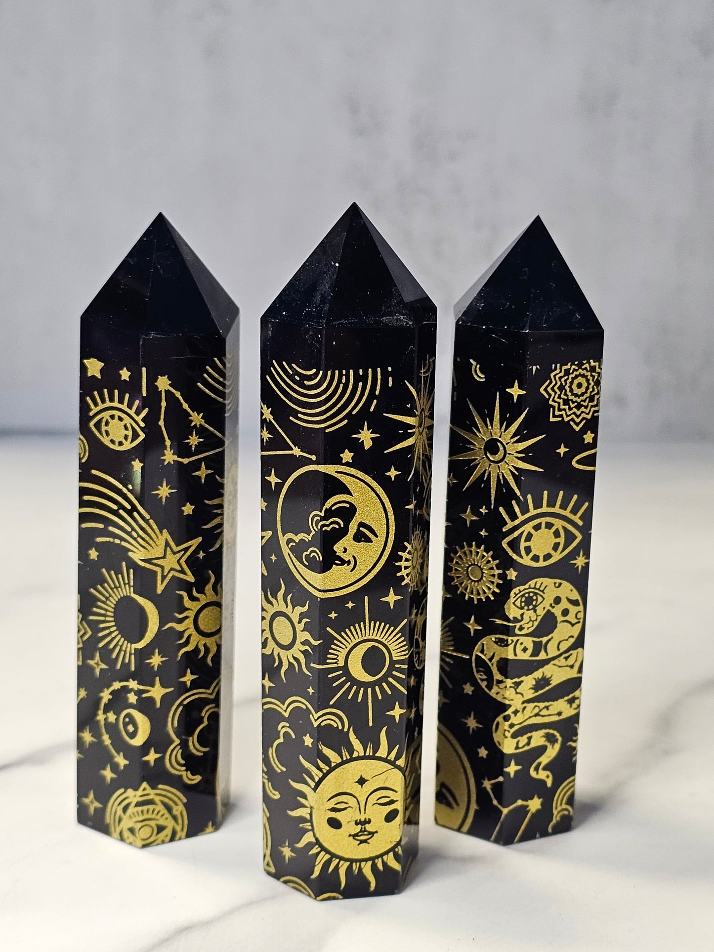 Obsidian Tower - Gold Celestial