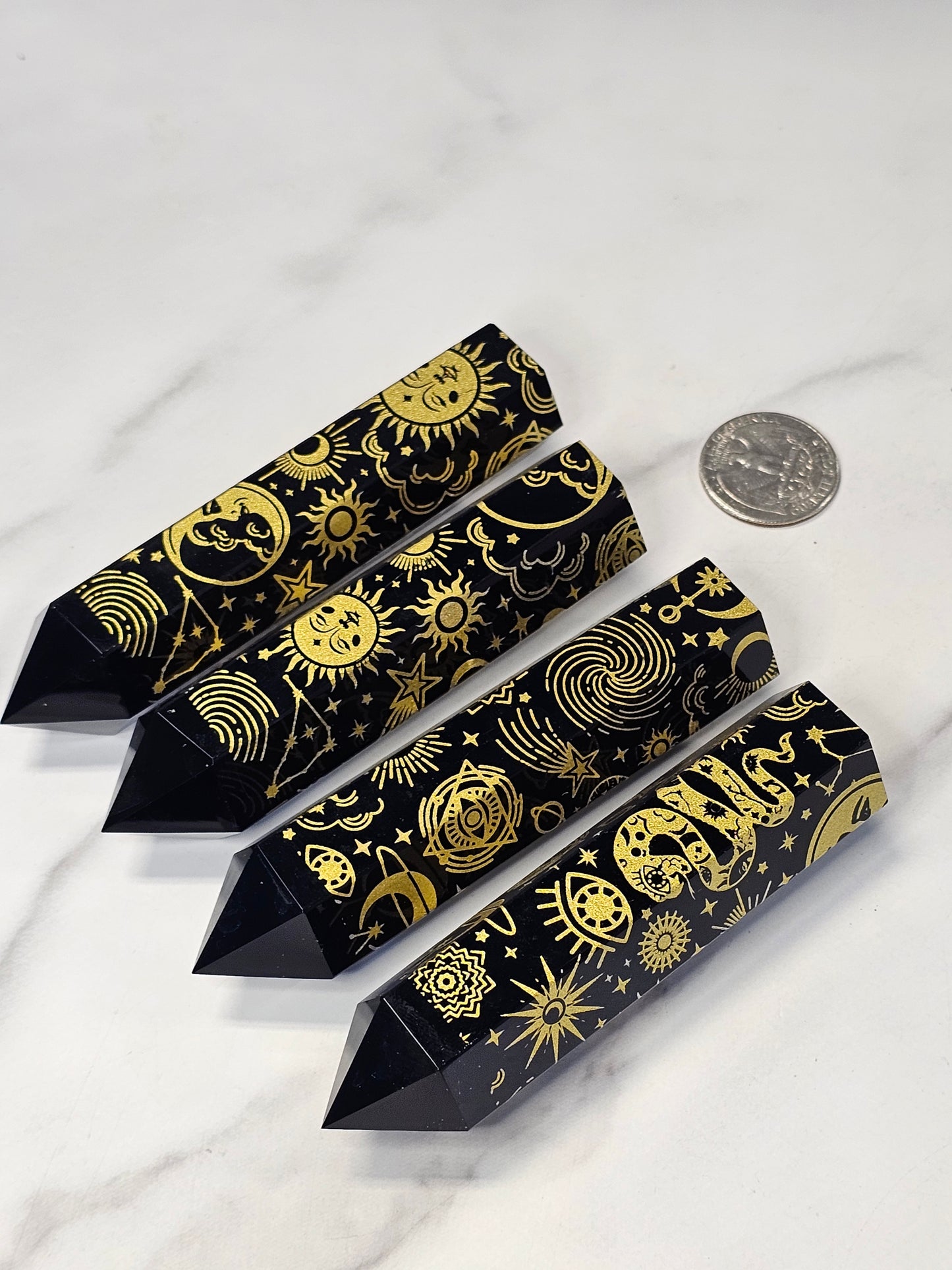 Obsidian Tower - Gold Celestial
