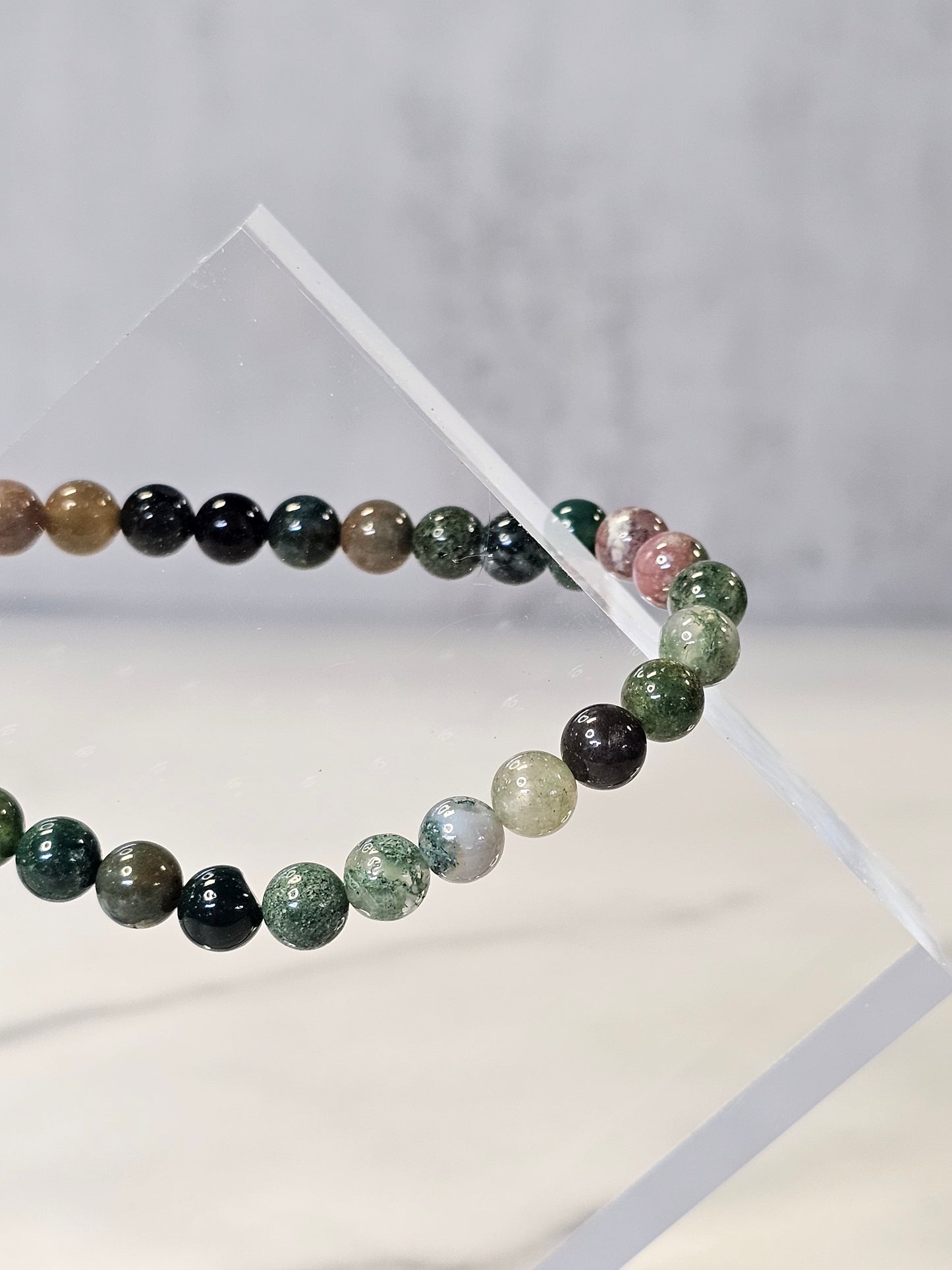 Indian Agate Stretchy Bracelet