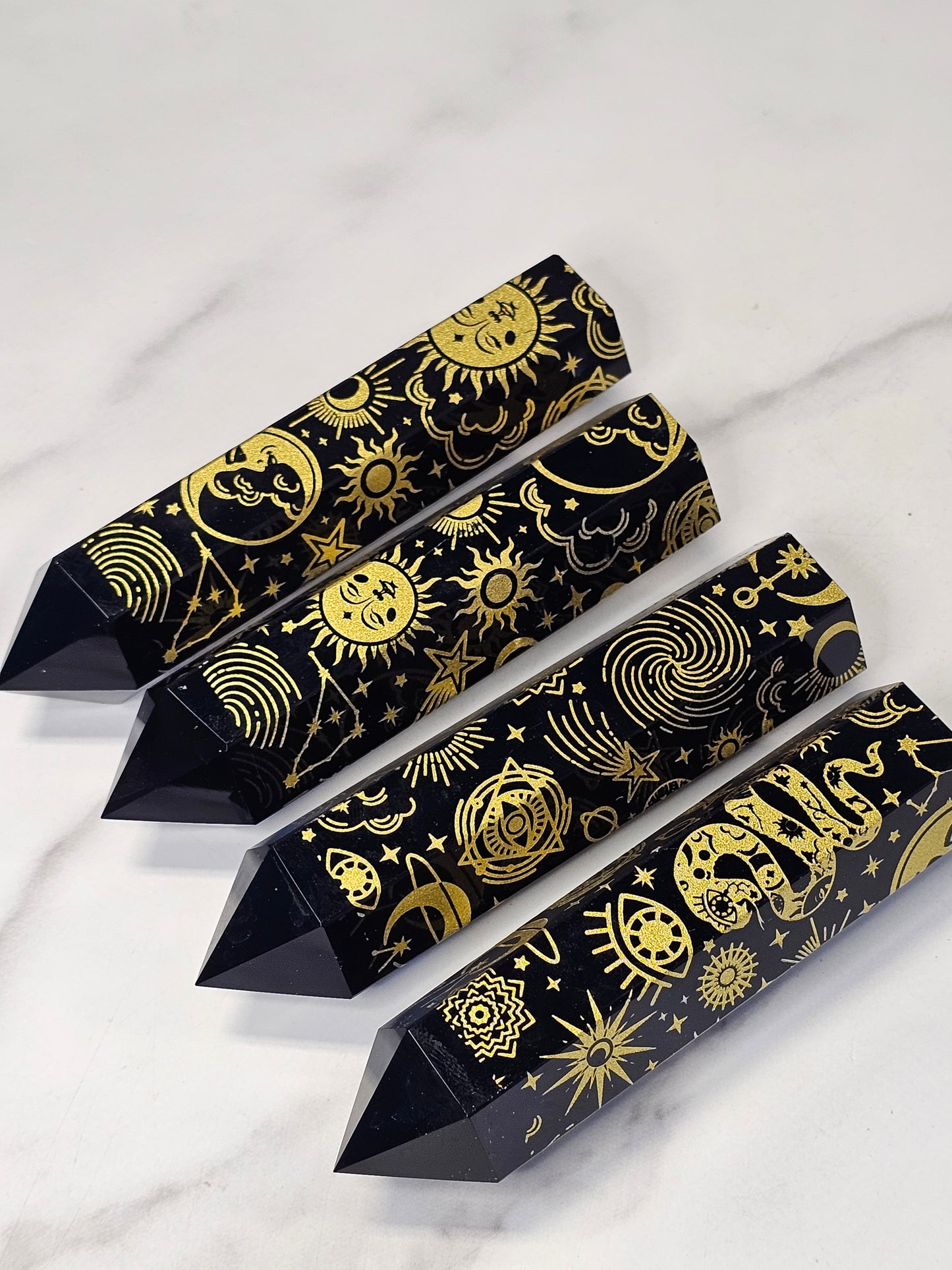 Obsidian Tower - Gold Celestial