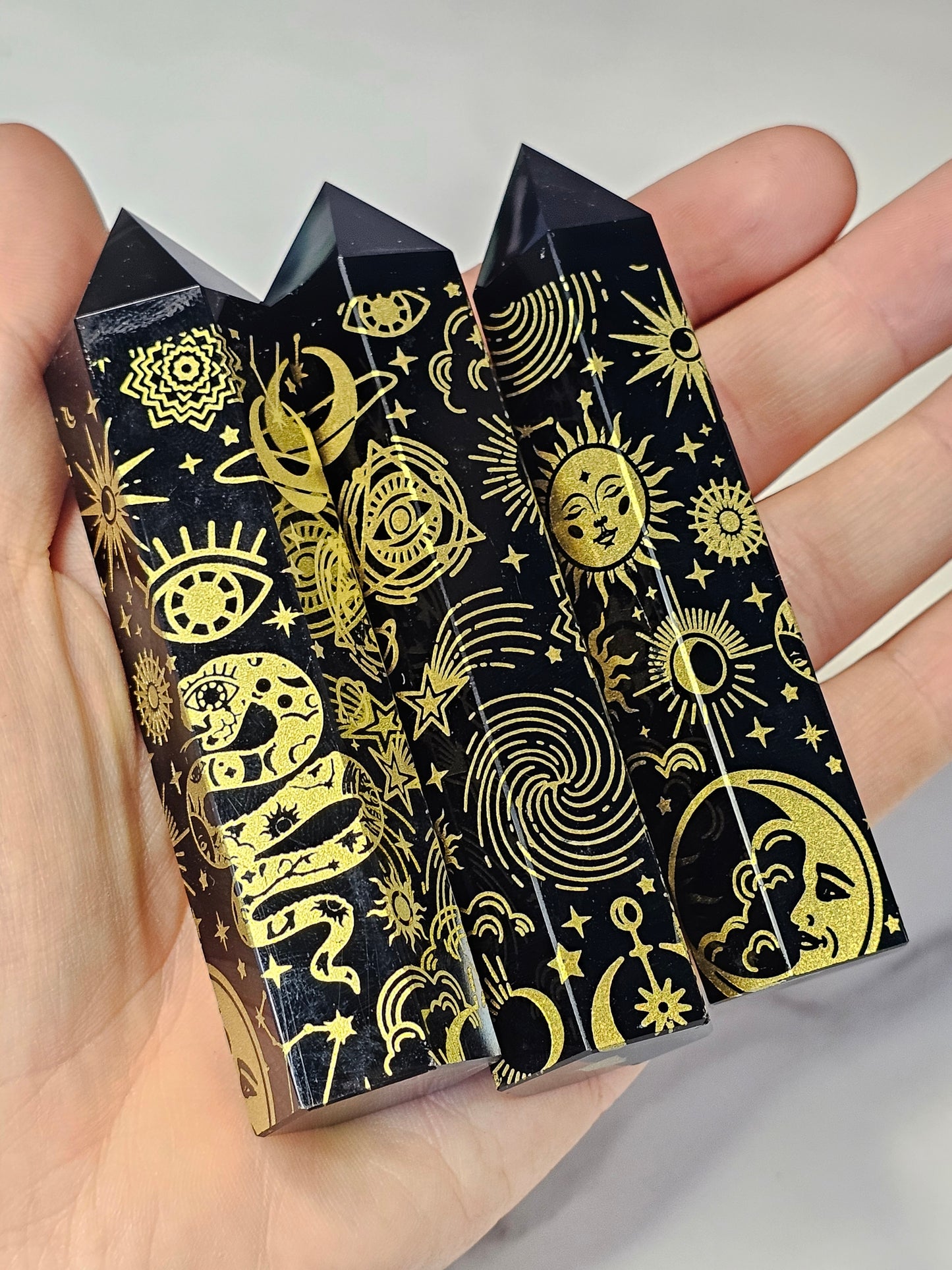 Obsidian Tower - Gold Celestial