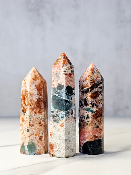 Sunstone and Apatite Tower