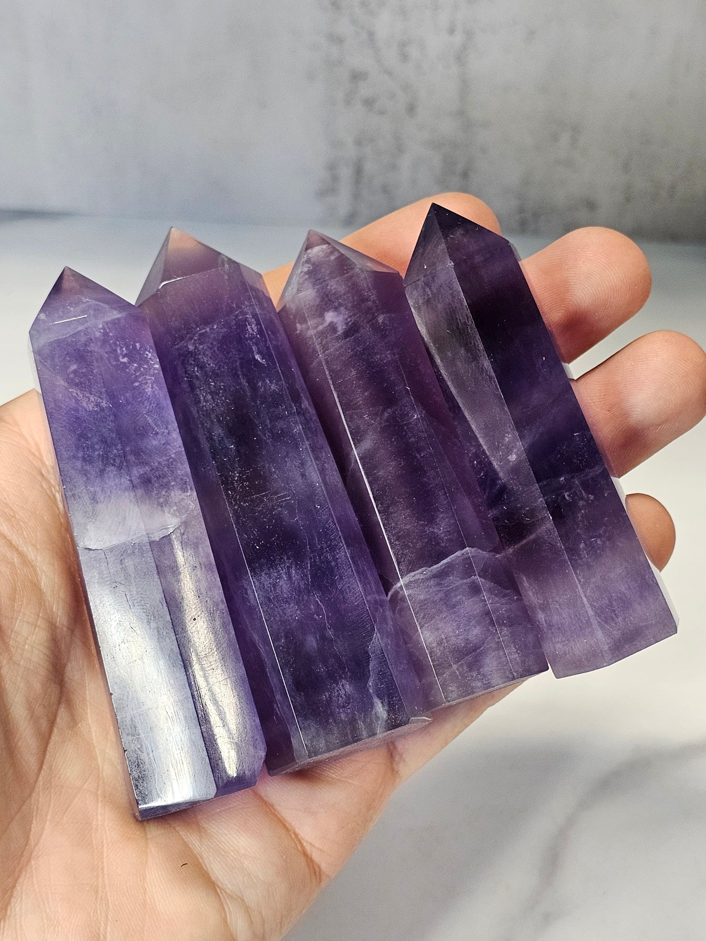 Purple Fluorite Tower
