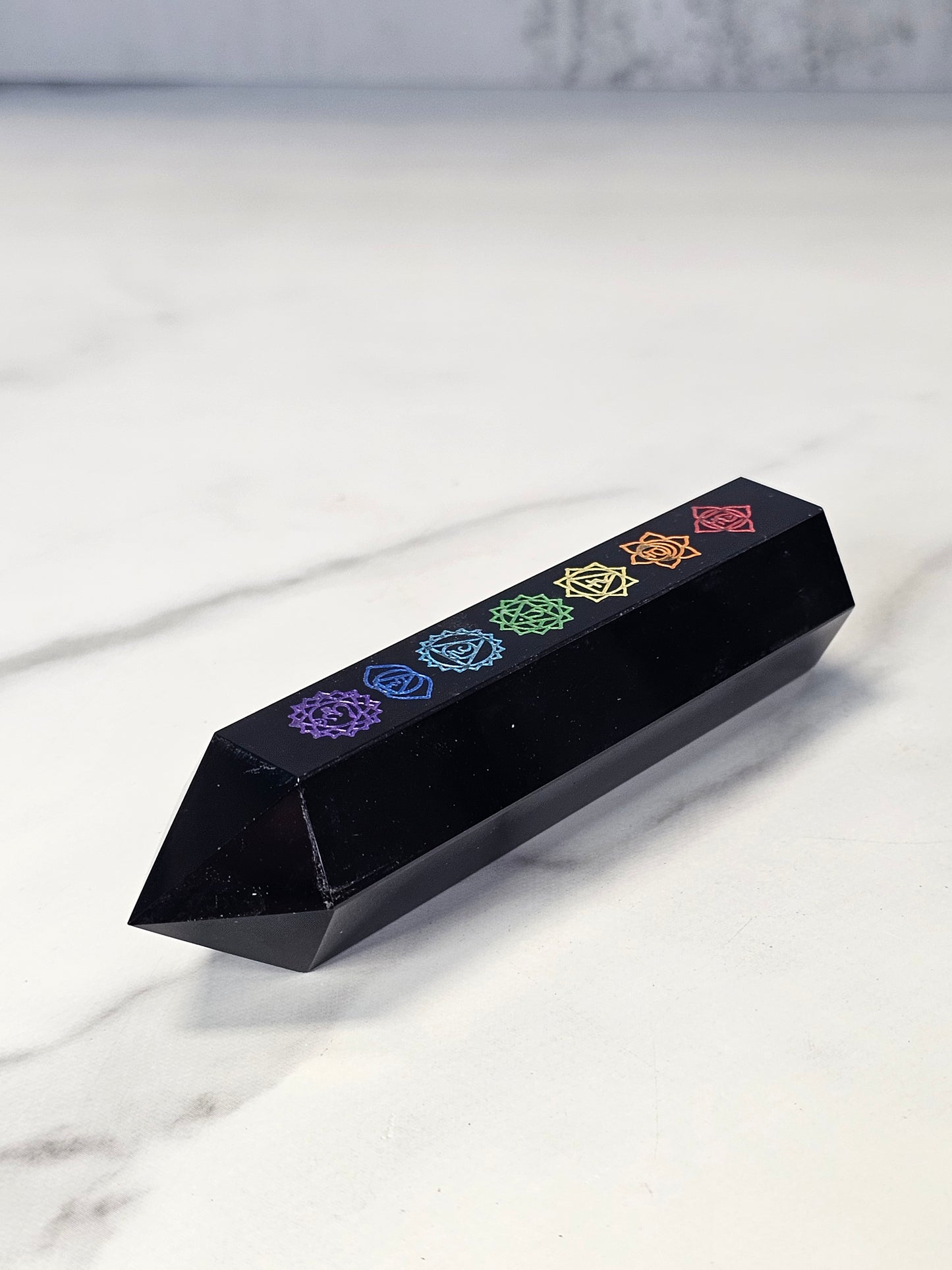 7 Chakra Obsidian Tower