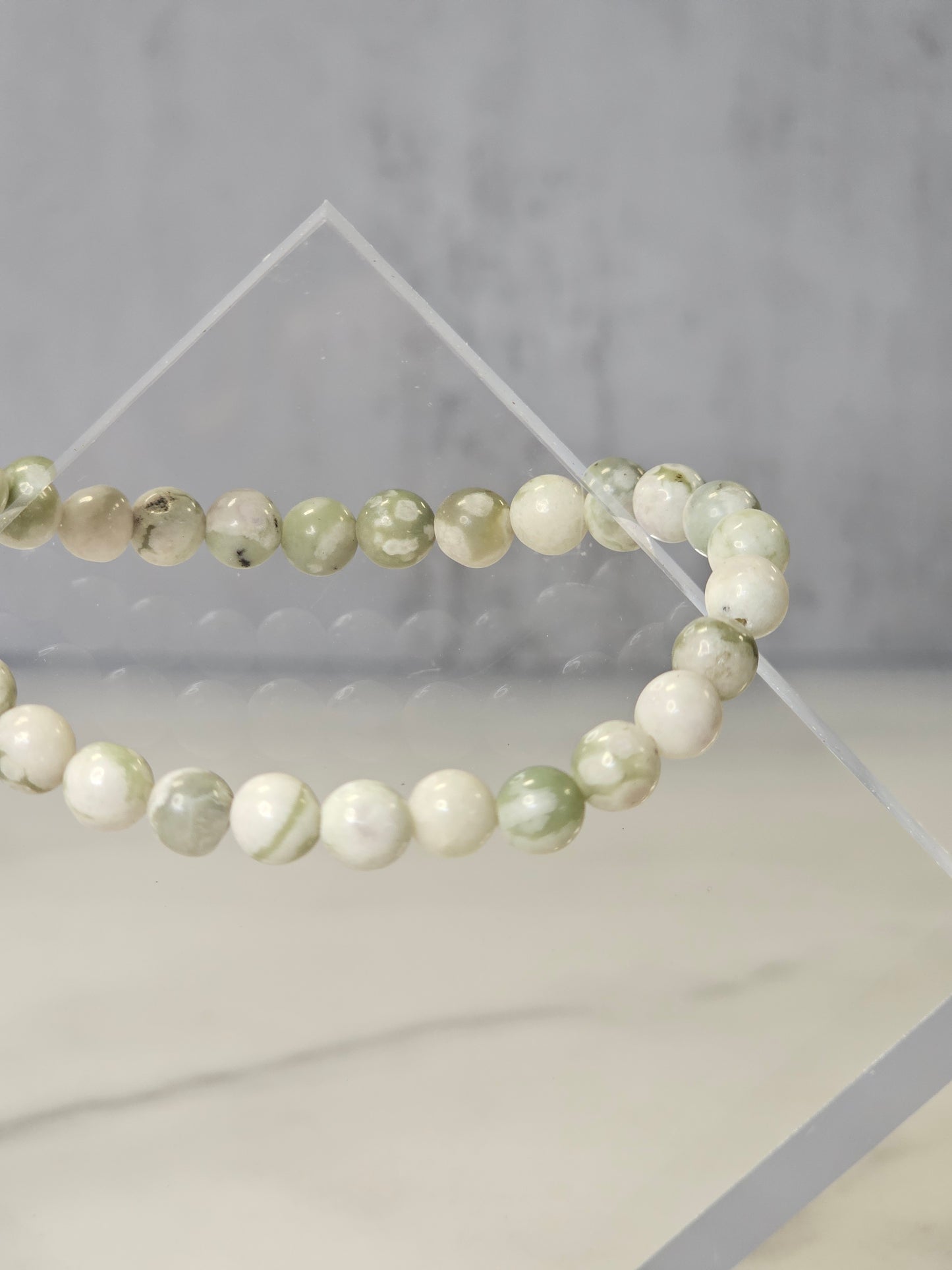 Lucky Jade Serpentine Stretchy Bracelet