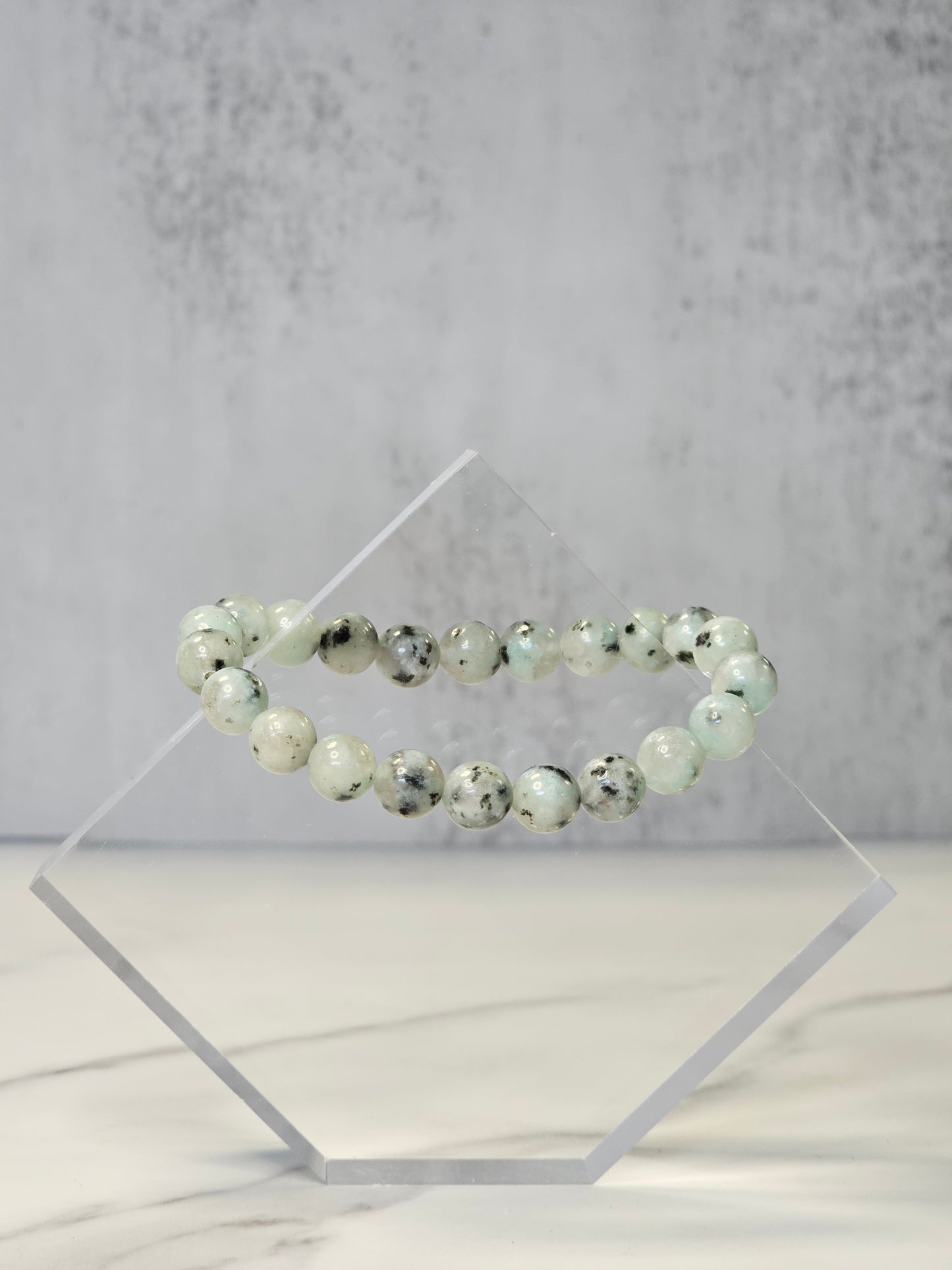 Kiwi Jasper Stretchy Bracelet