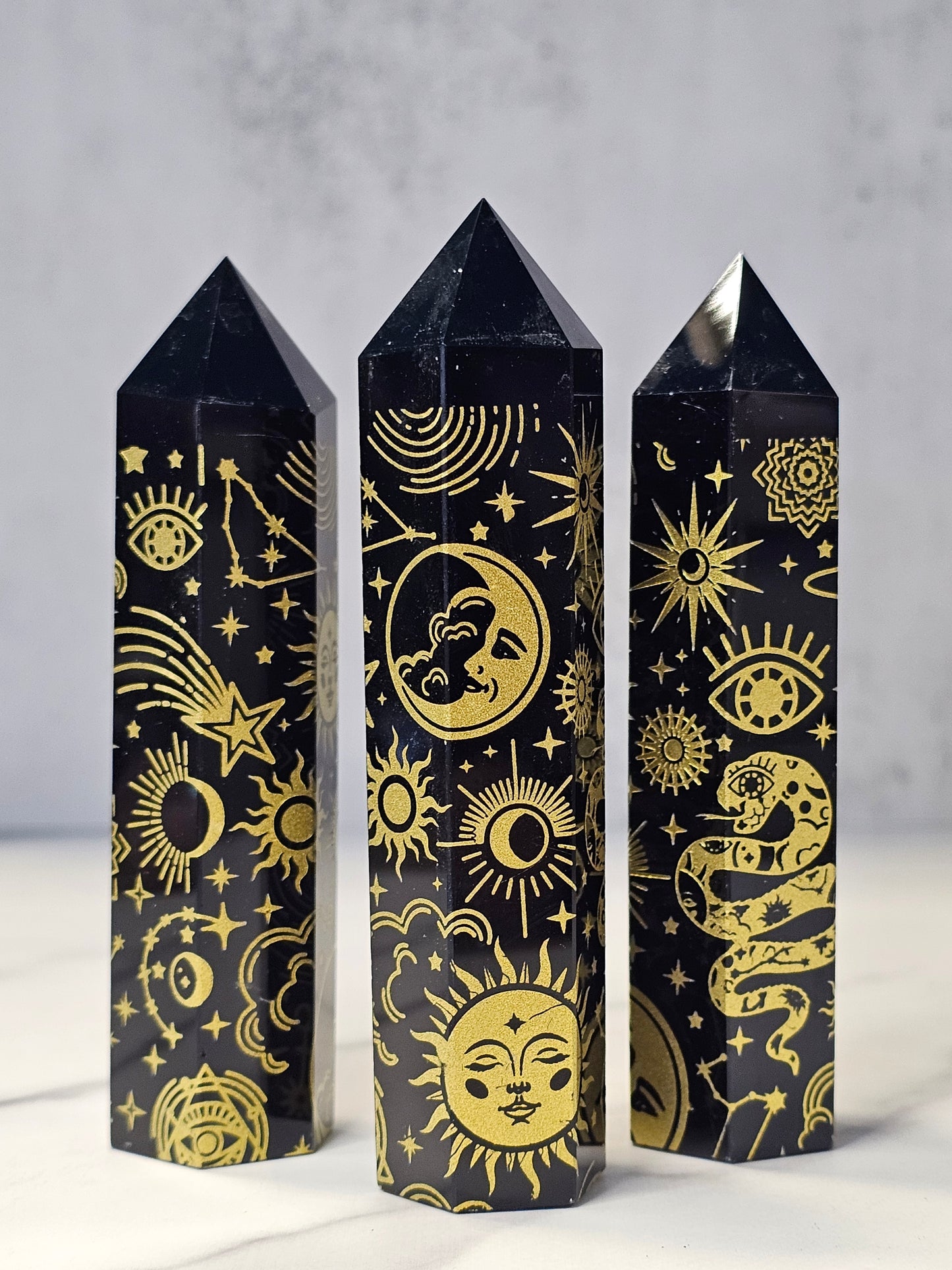 Obsidian Tower - Gold Celestial