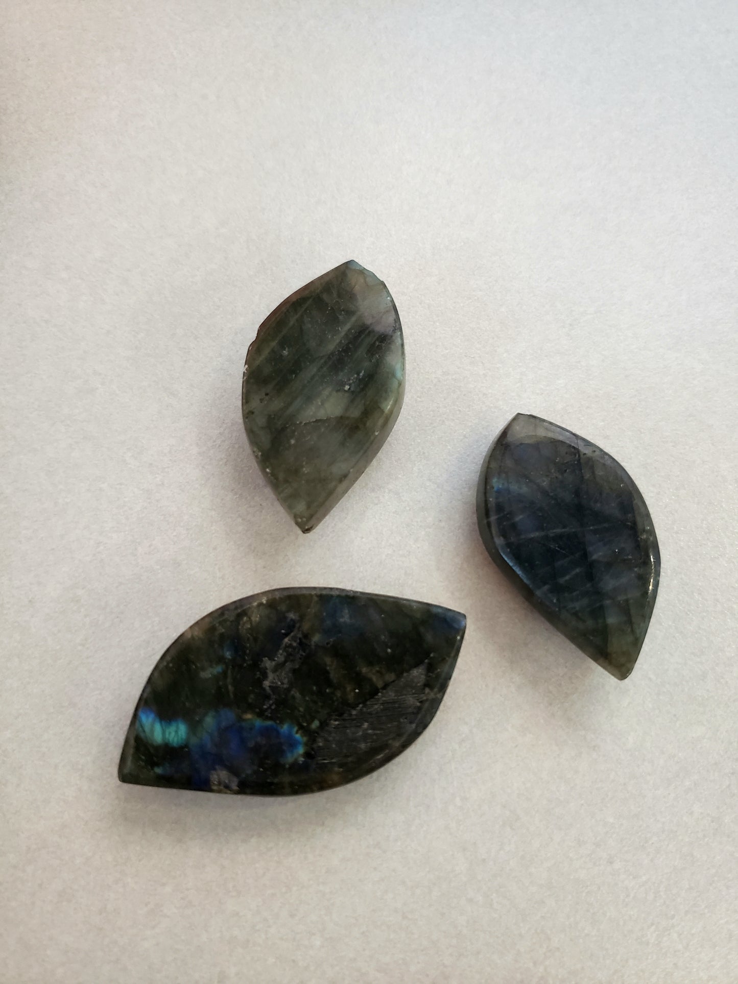 Labradorite Leaf Cabochon