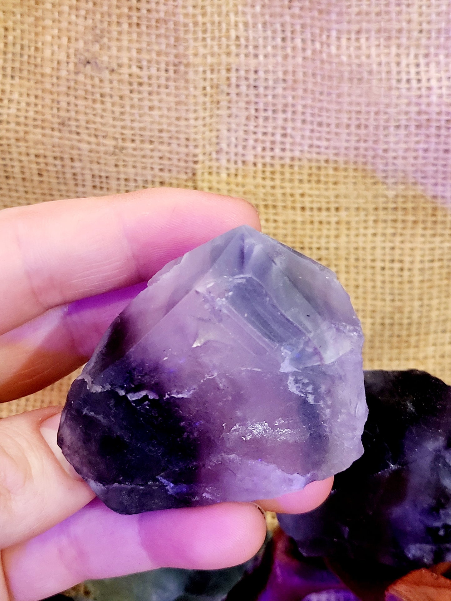 Polished Top Fluorite Point