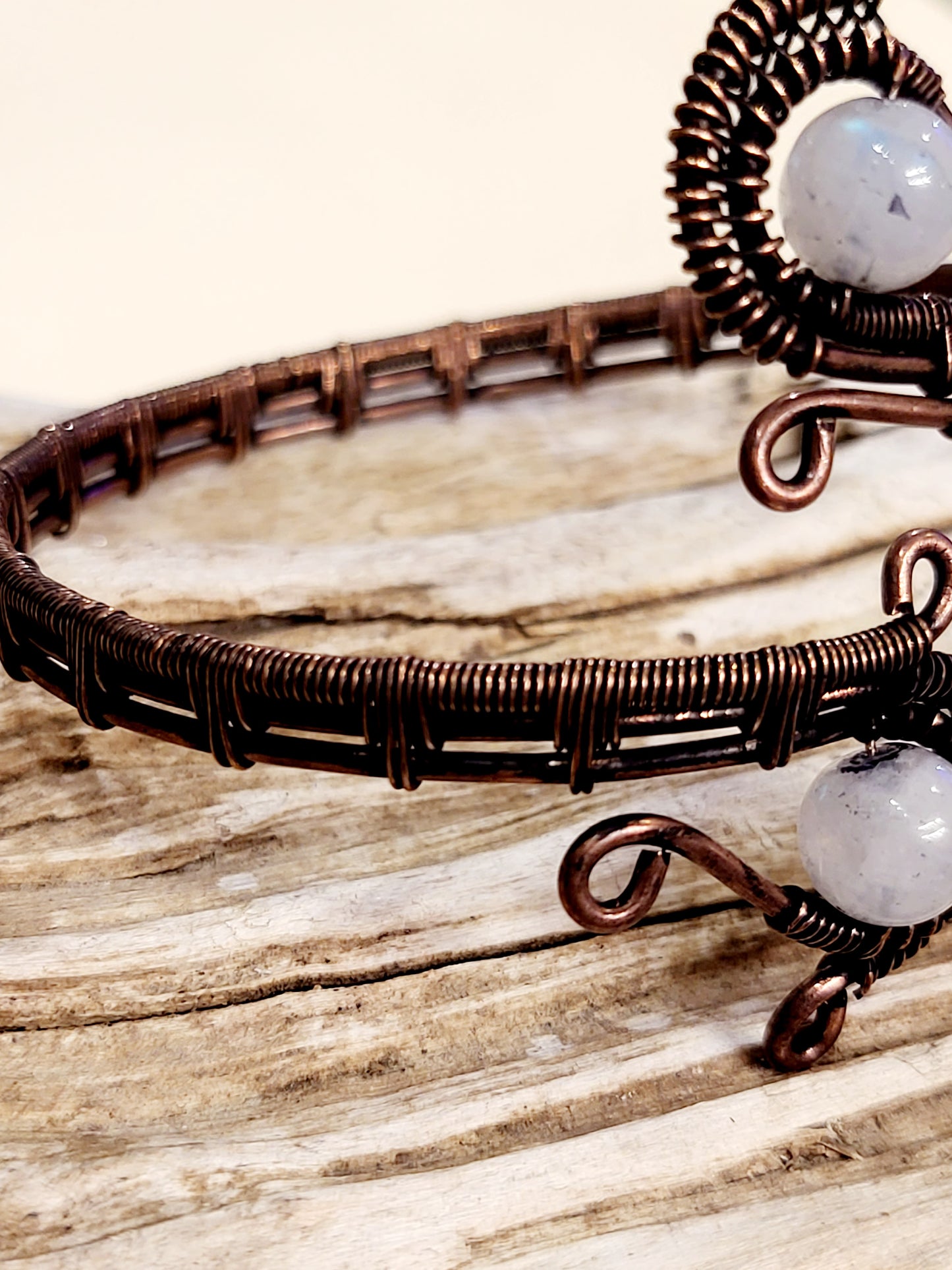 Quartz Wire Wrapped Bracelet
