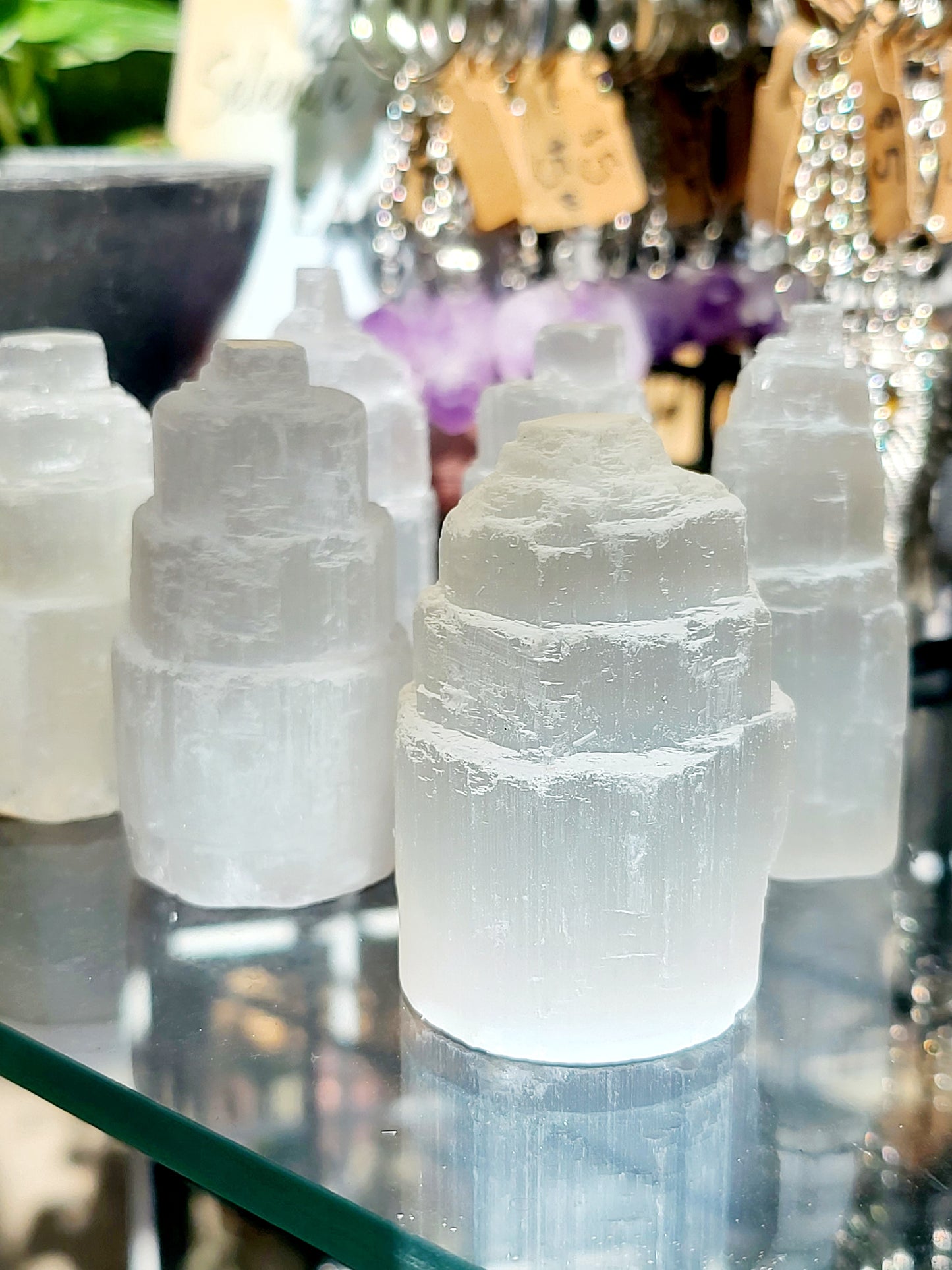 Selenite Mini Towers