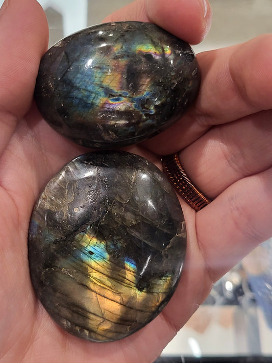 Labradorite Palm Stones