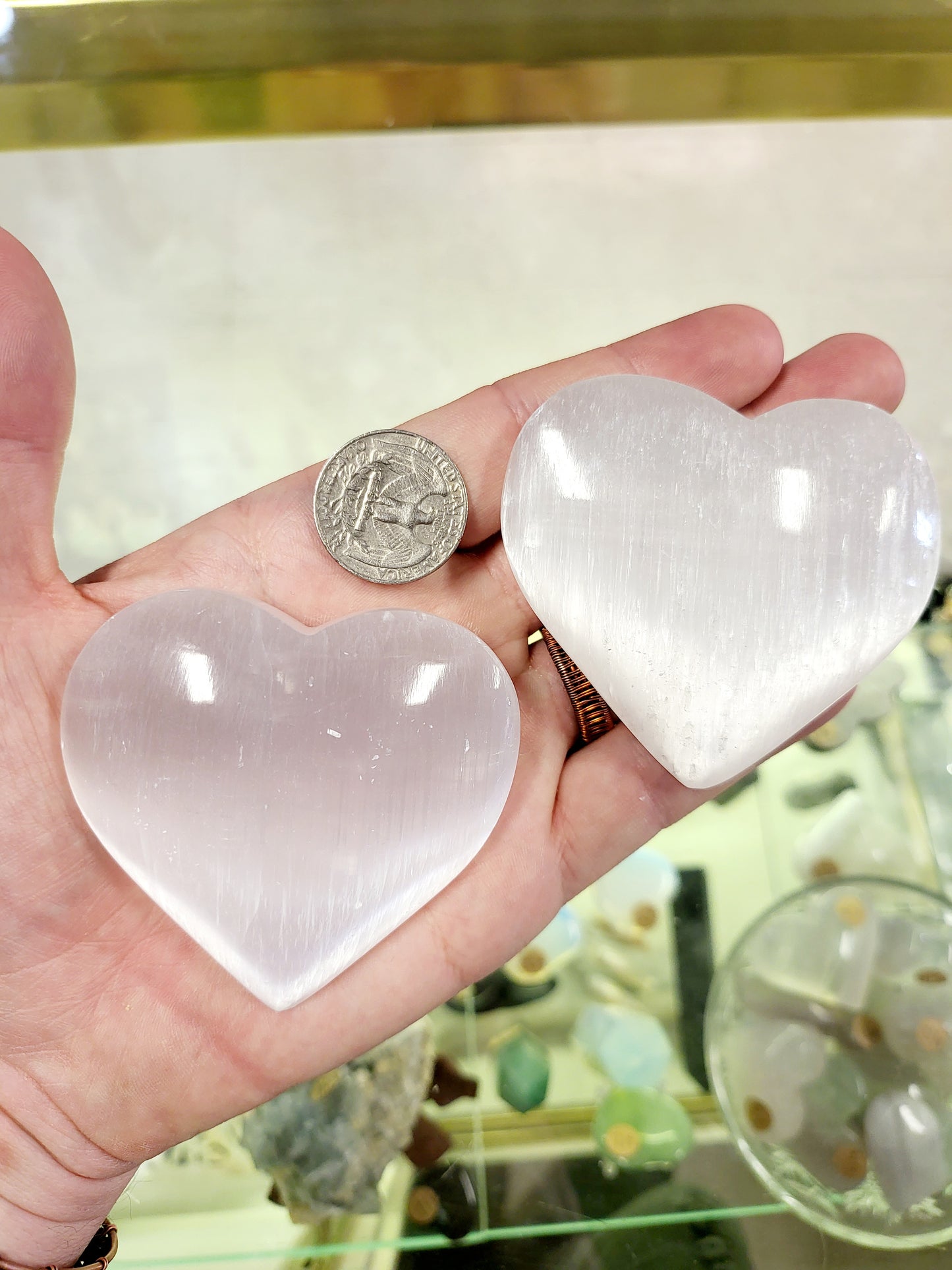 Selenite Heart