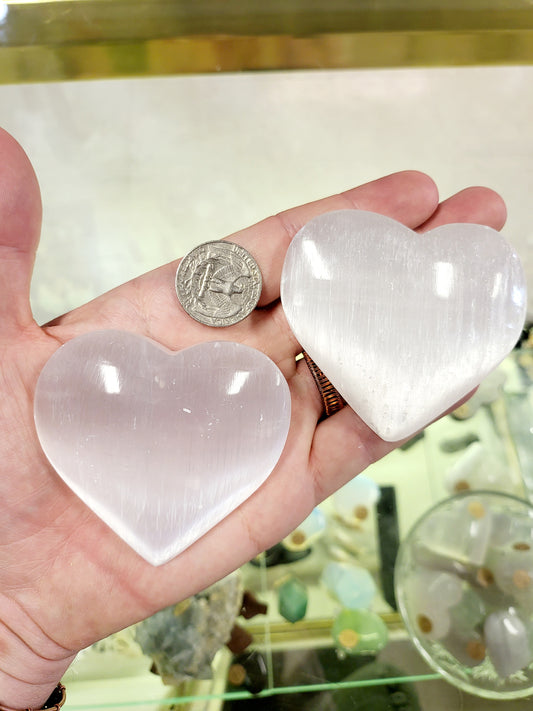 Selenite Heart