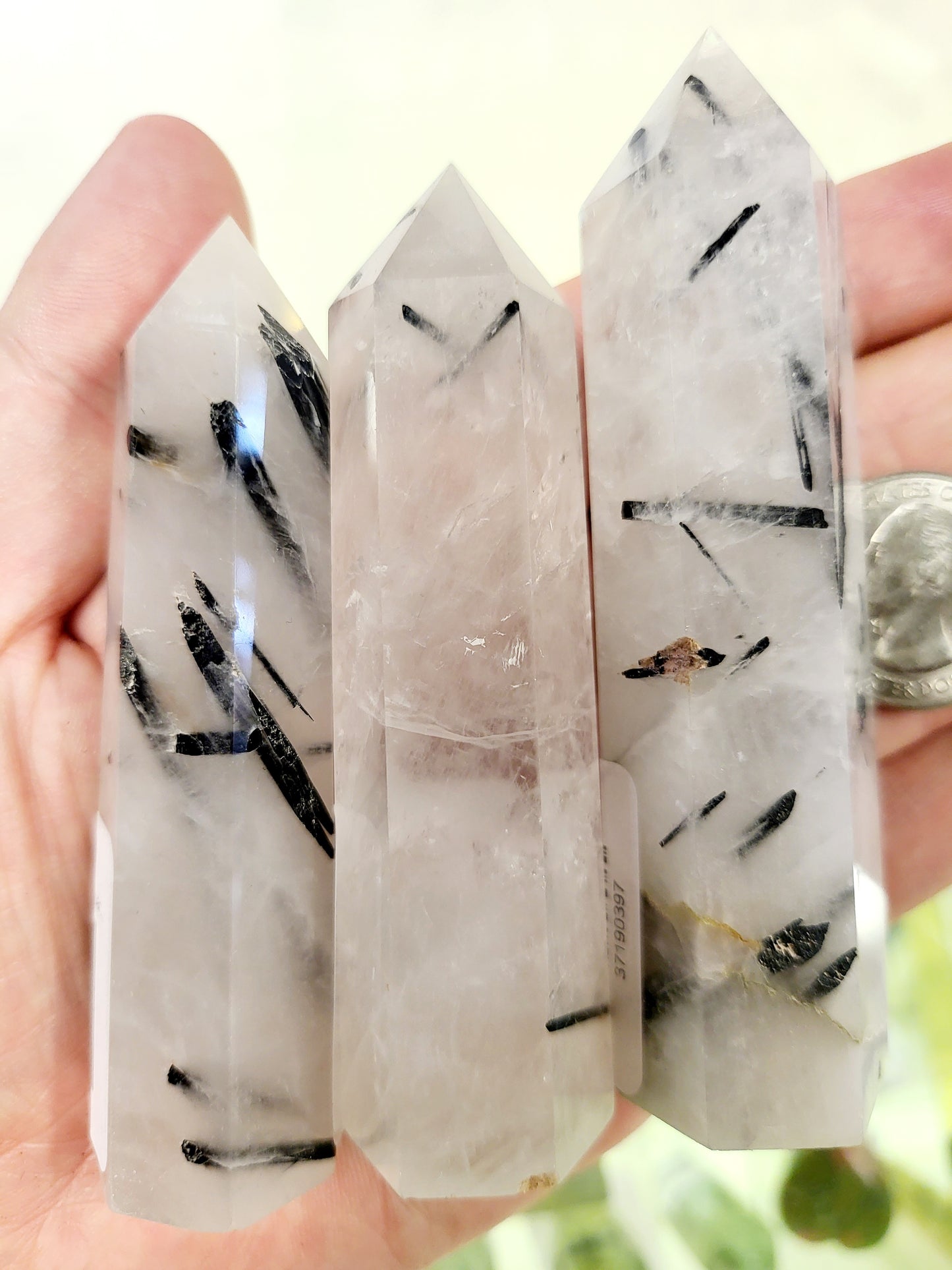 Black Tourmaline Quartz Tower