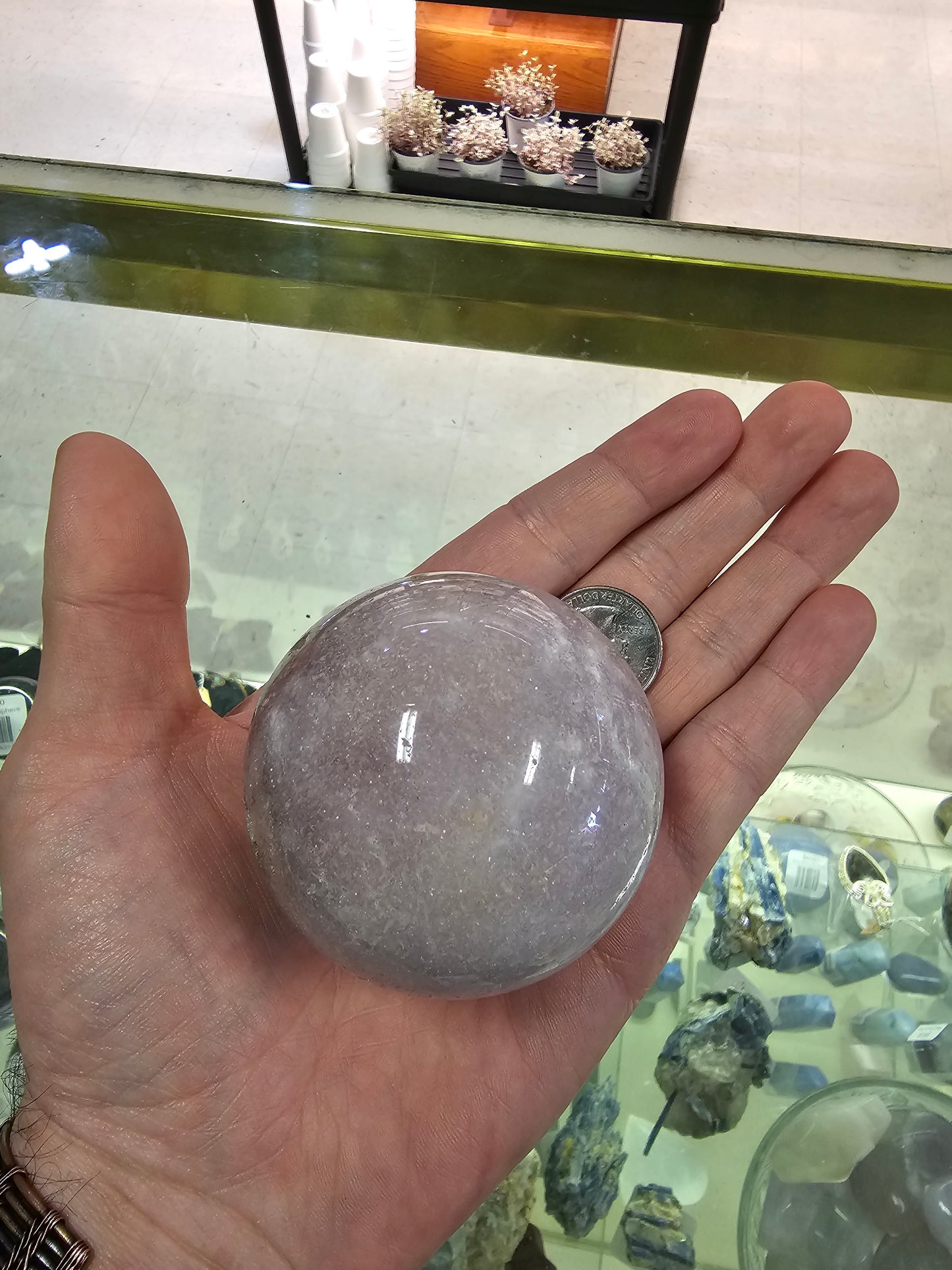 Pink Amethyst Sphere