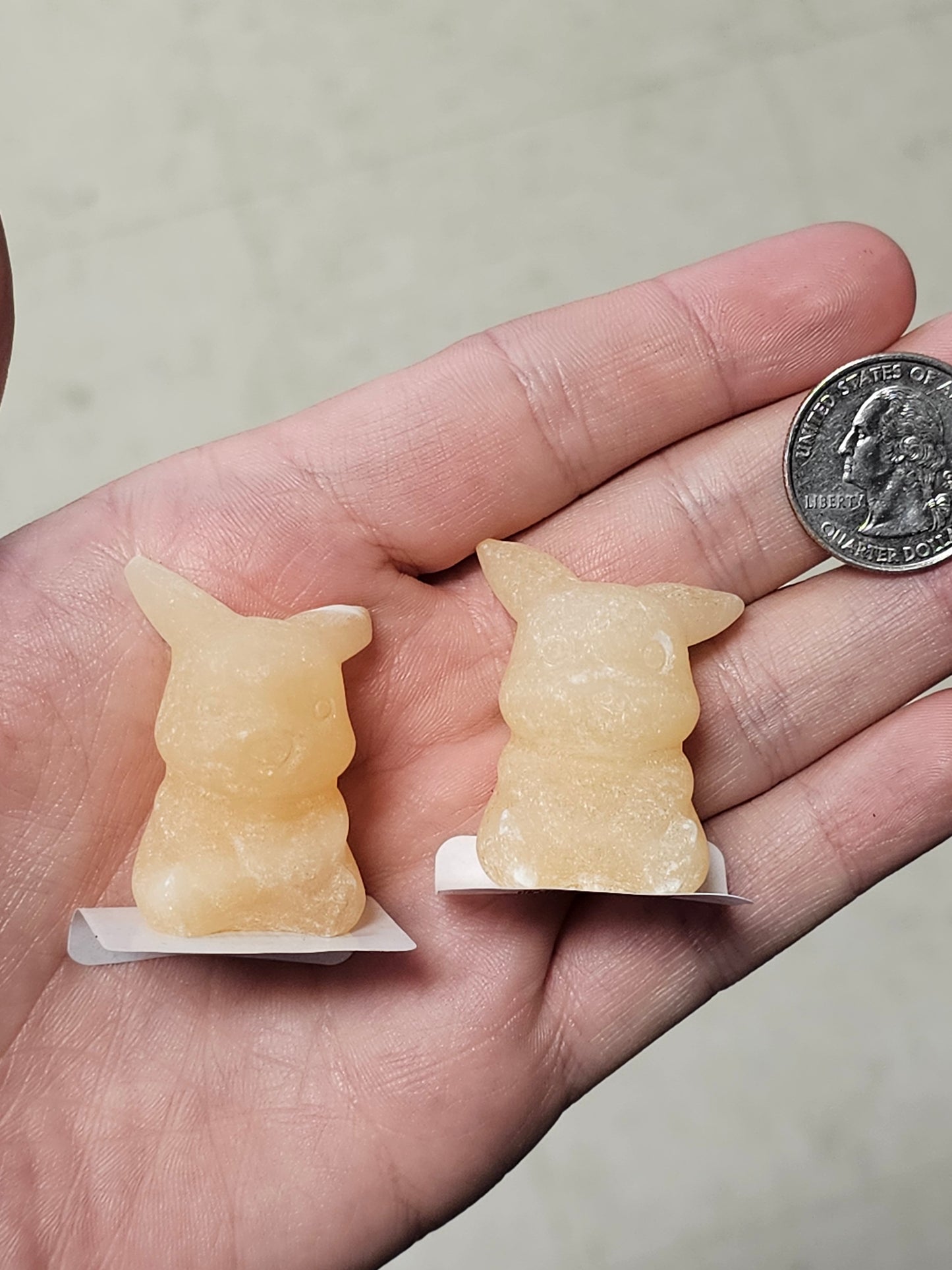 Yellow Calcite Pikachu 30mm