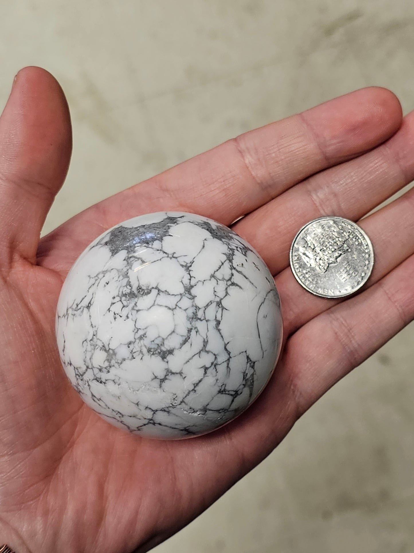 Howlite Sphere
