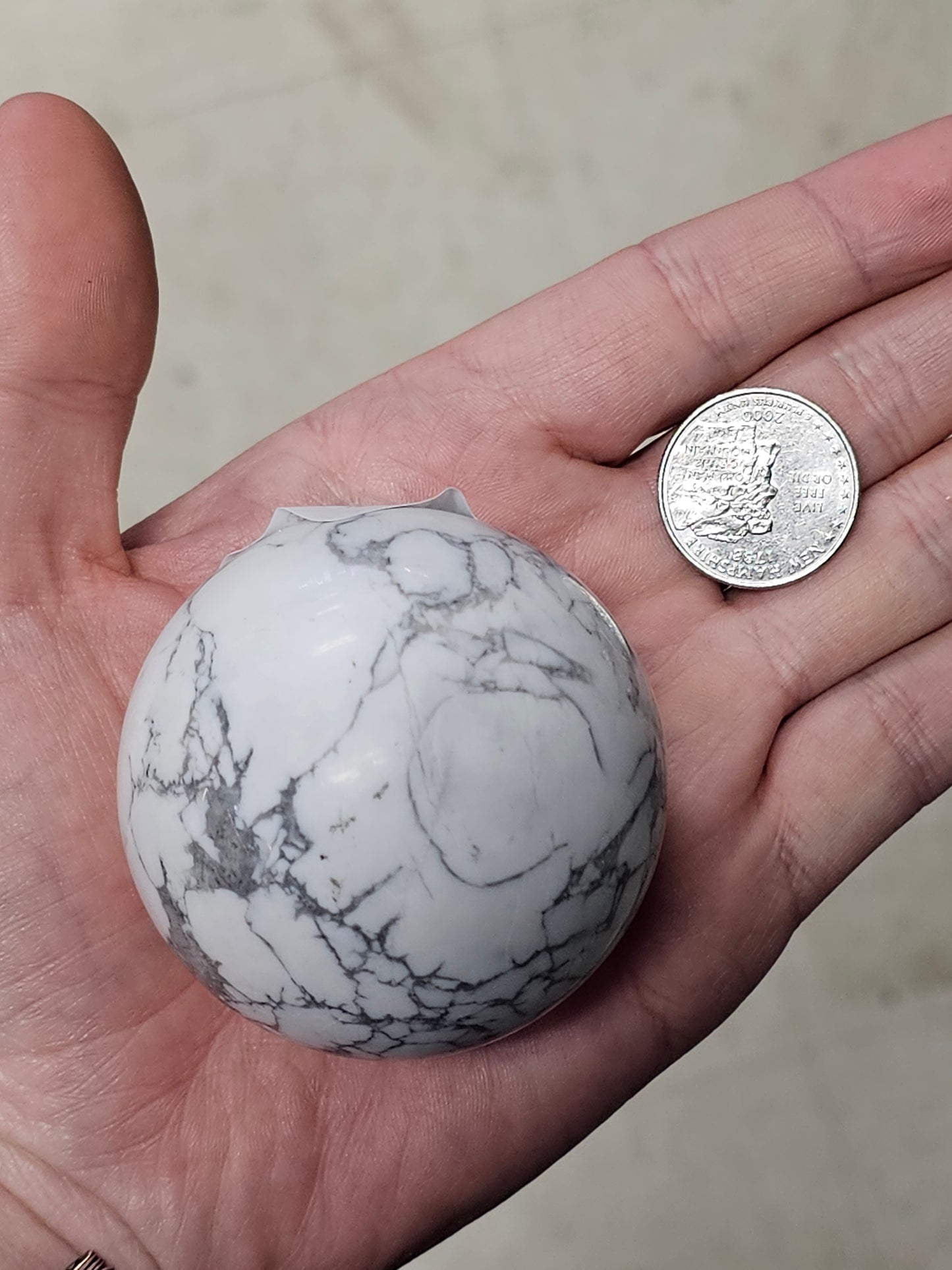 Howlite Sphere