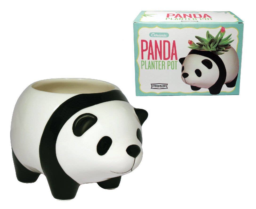 Panda Ceramic Planter Pot