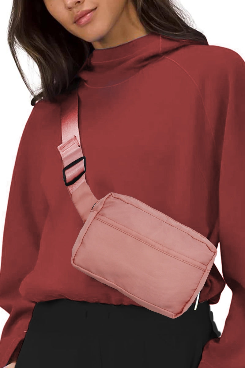 Minimal Matte Pastel Fanny Pack Cross Body Bag