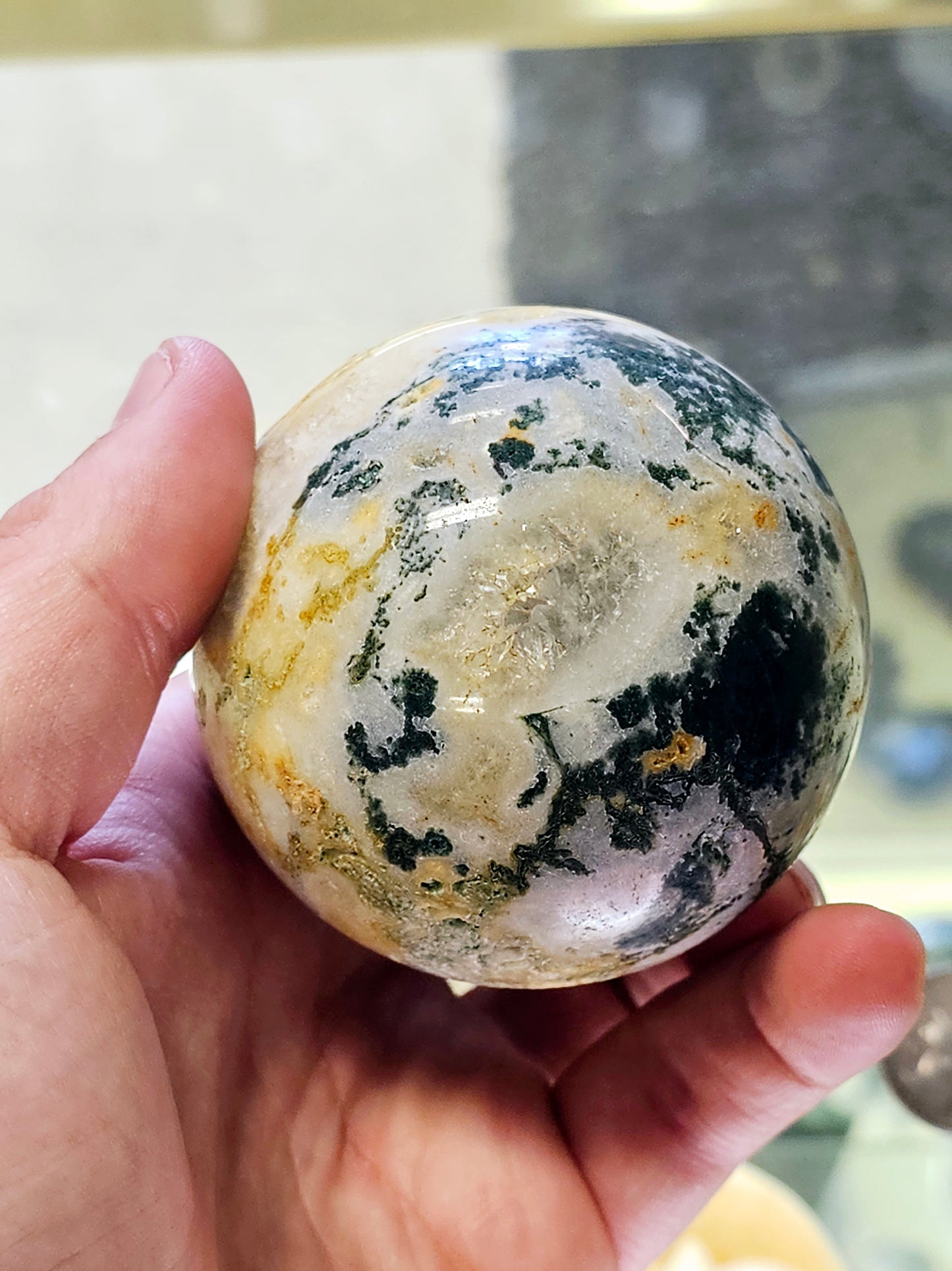 Moss Agate Sphere