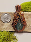 Labradorite and Copper Wire Wrapped Necklace Pendant