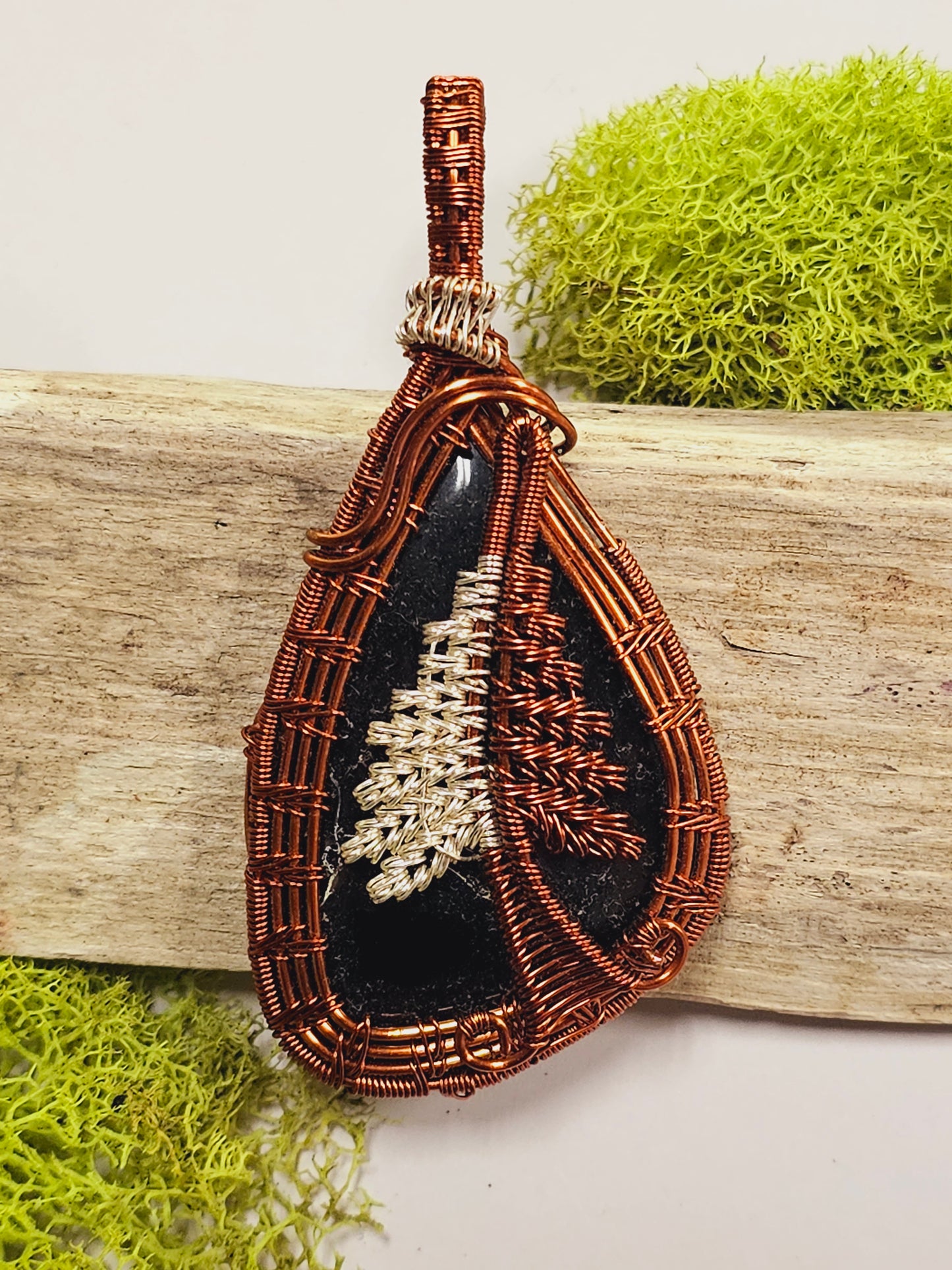 Tree Wire Wrapped Necklace Pendant