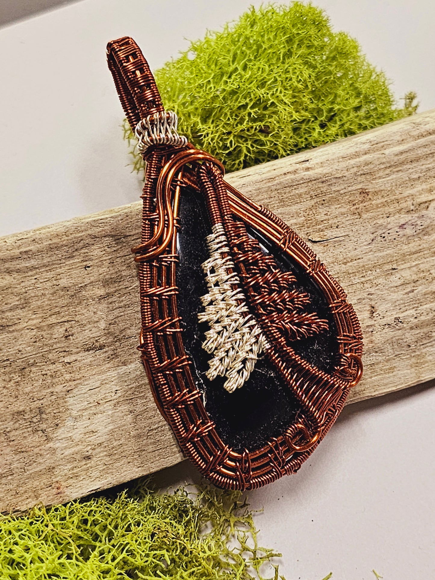 Tree Wire Wrapped Necklace Pendant