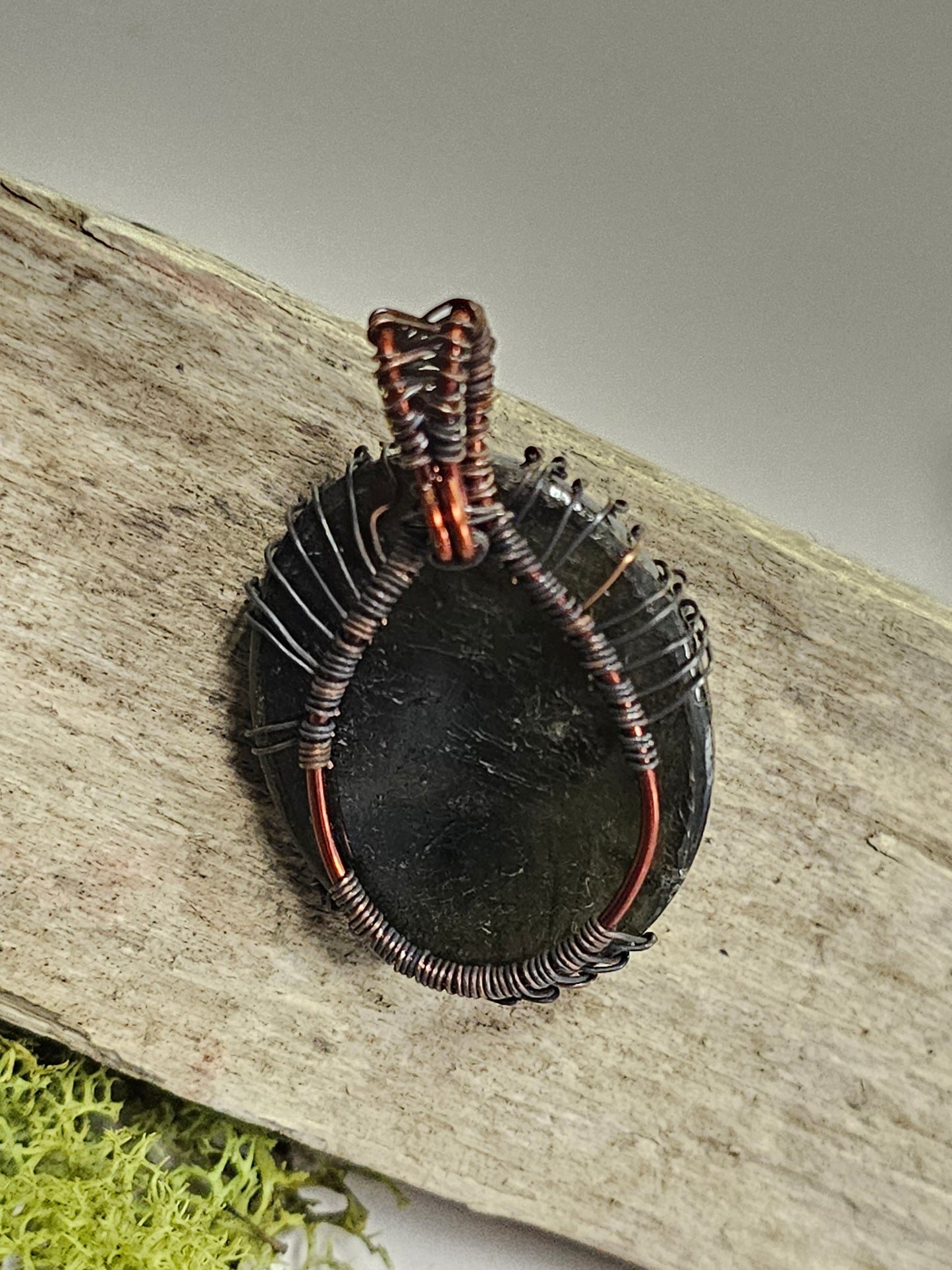 Tree of Life Labradorite Wire Wrapped Necklace Pendant
