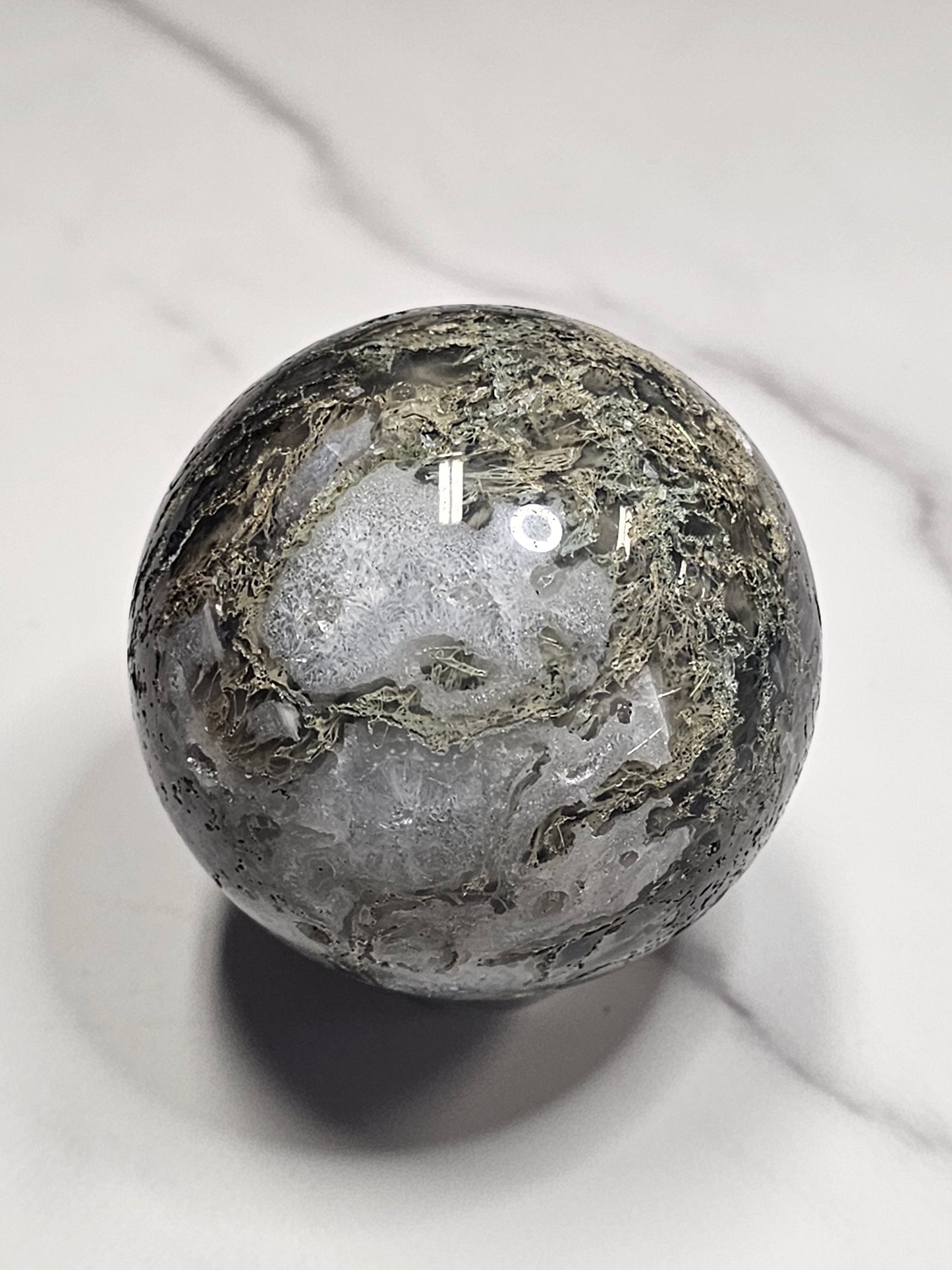 Moss Agate Sphere