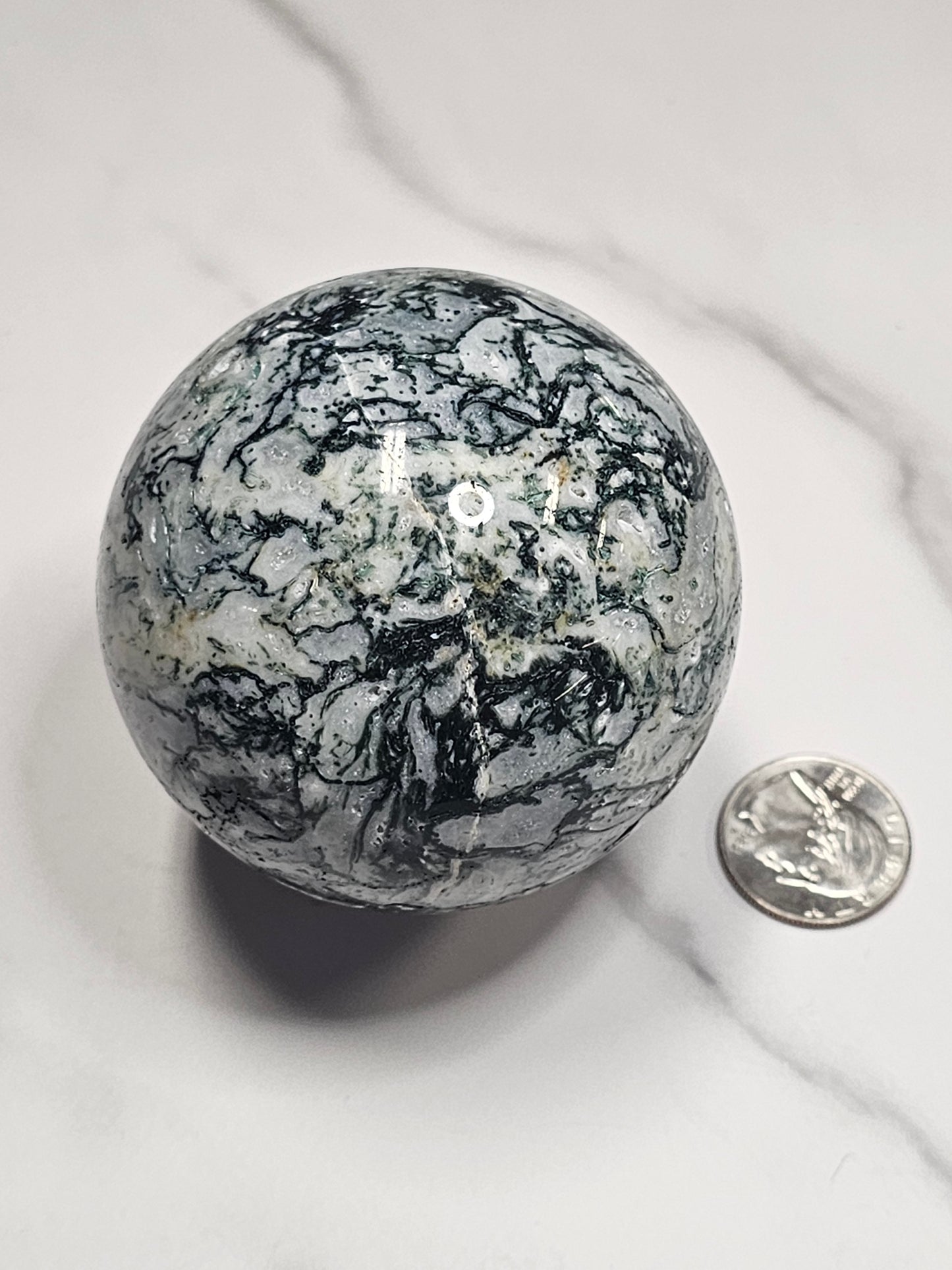 Moss Agate Sphere