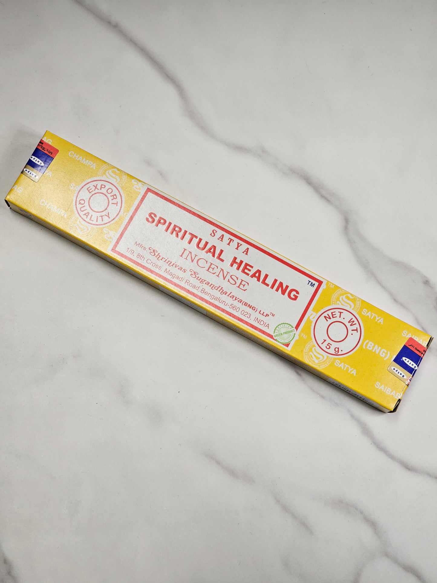 Spiritual Healing Satya Incense Sticks 15g