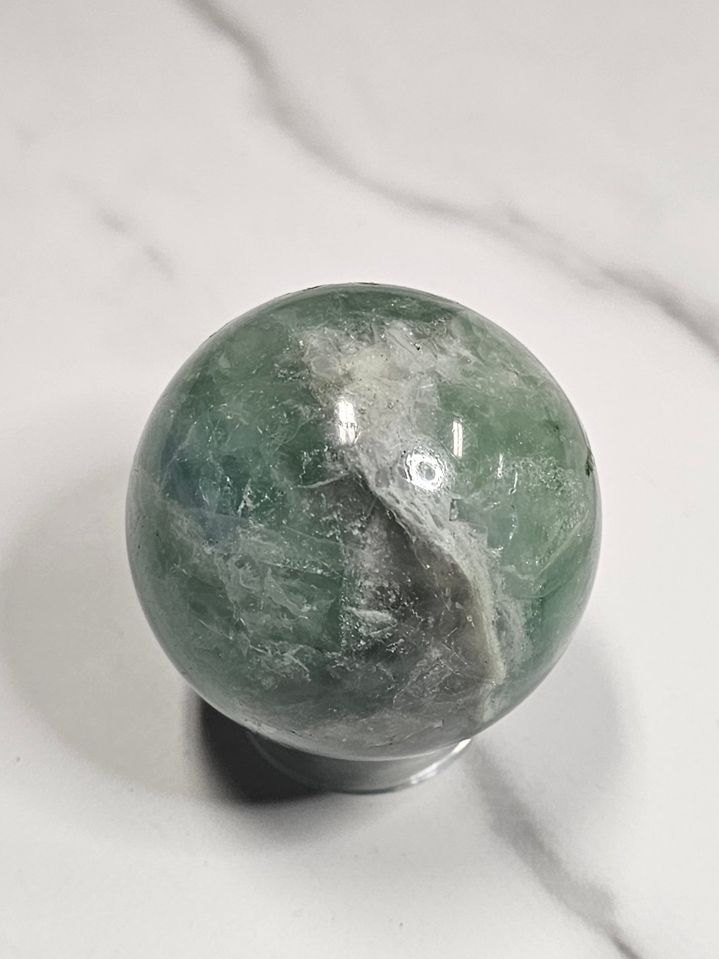 Green Fluorite Sphere
