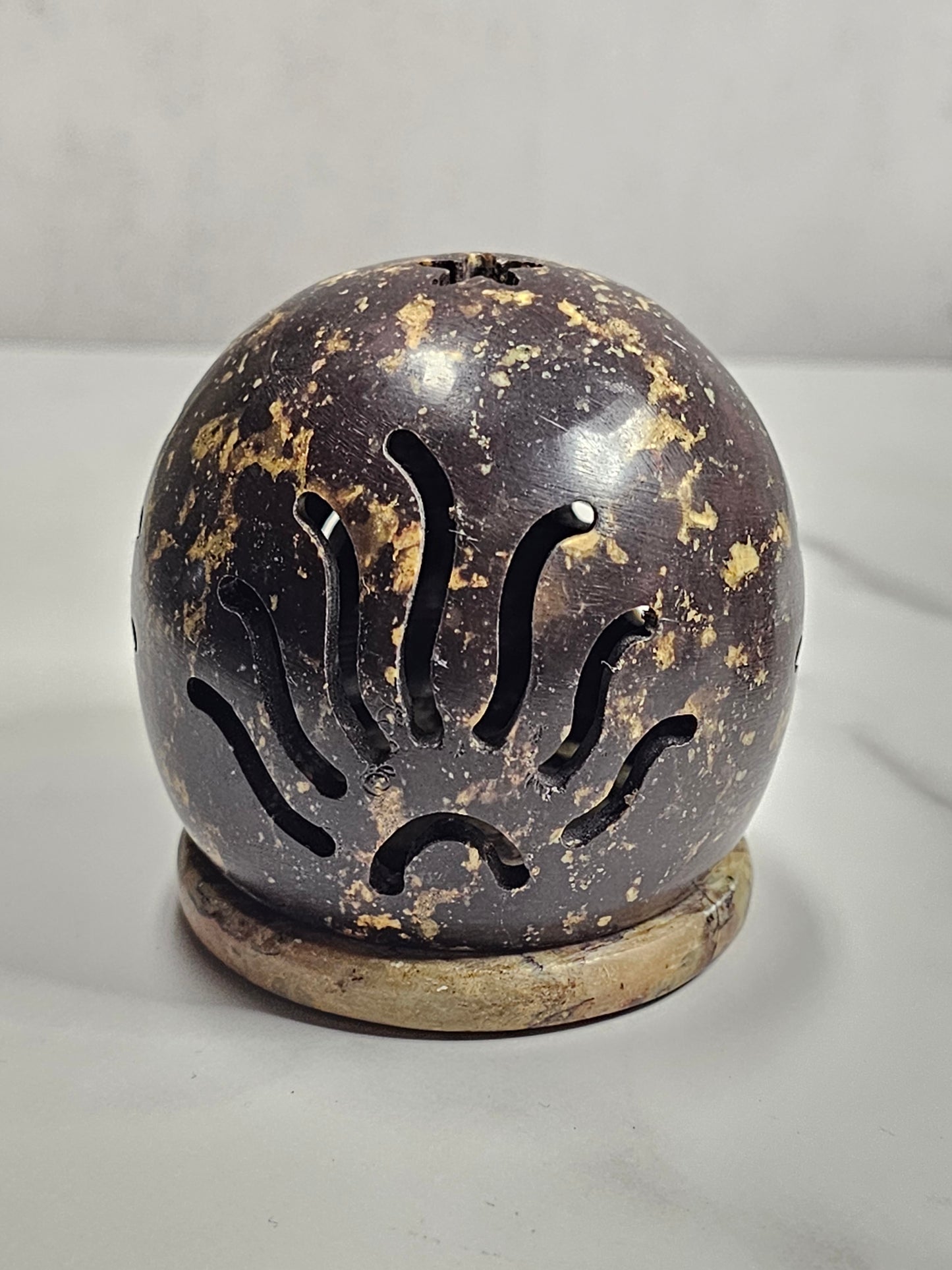 Soapstone Sphere Cone Burner