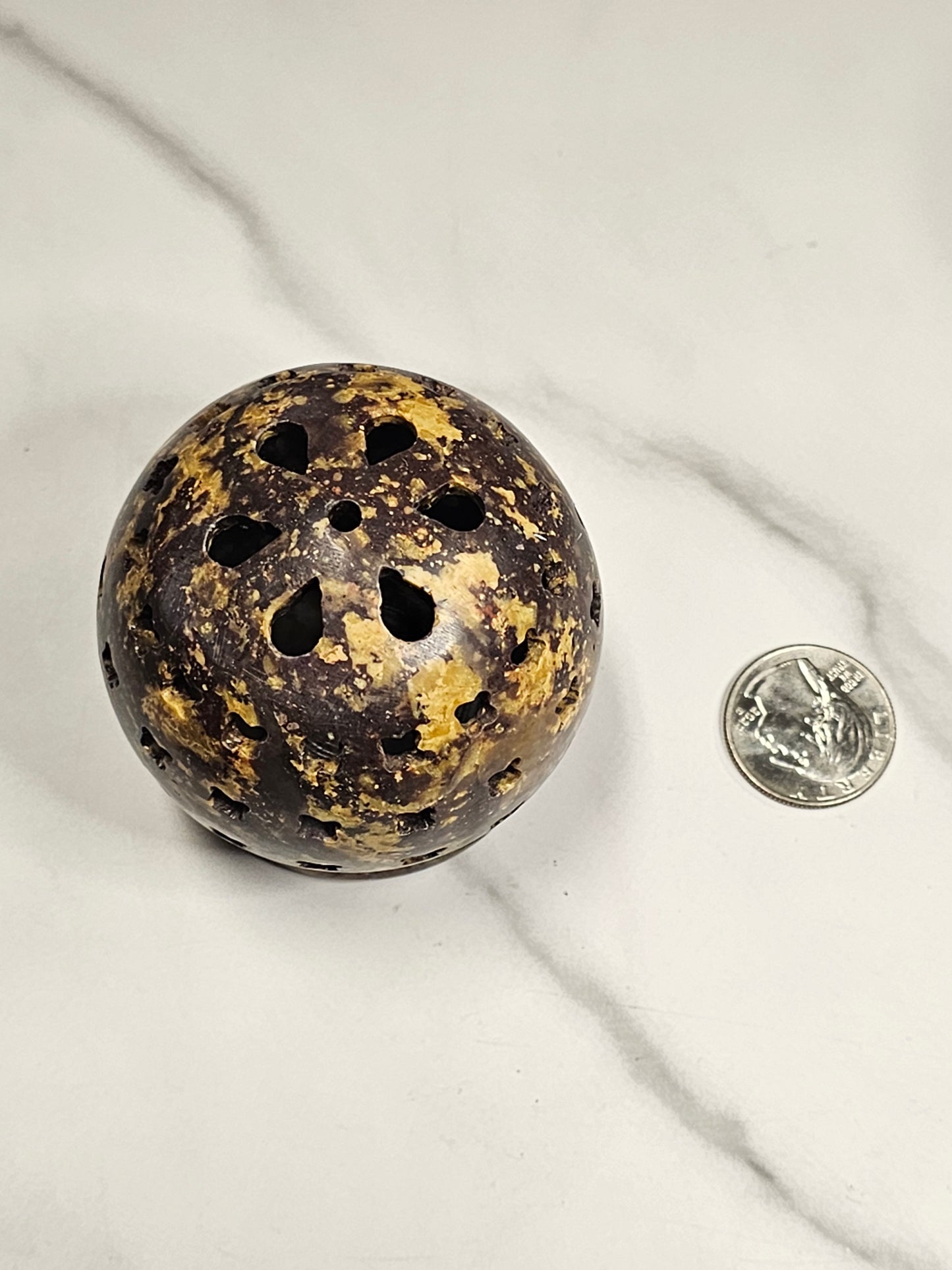 Soapstone Sphere Cone Burner