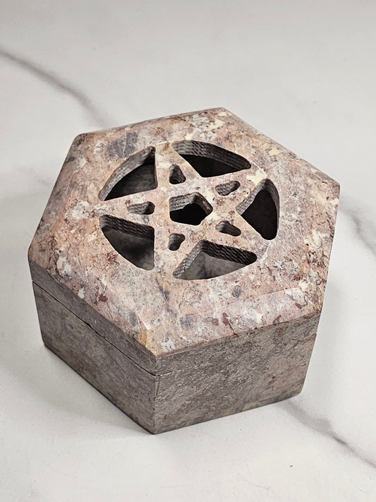 Soapstone Star Box