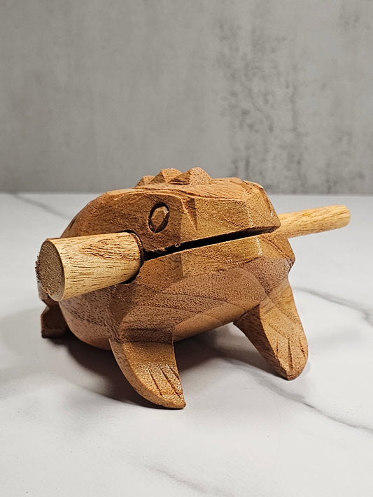 Wooden Frog Instrument