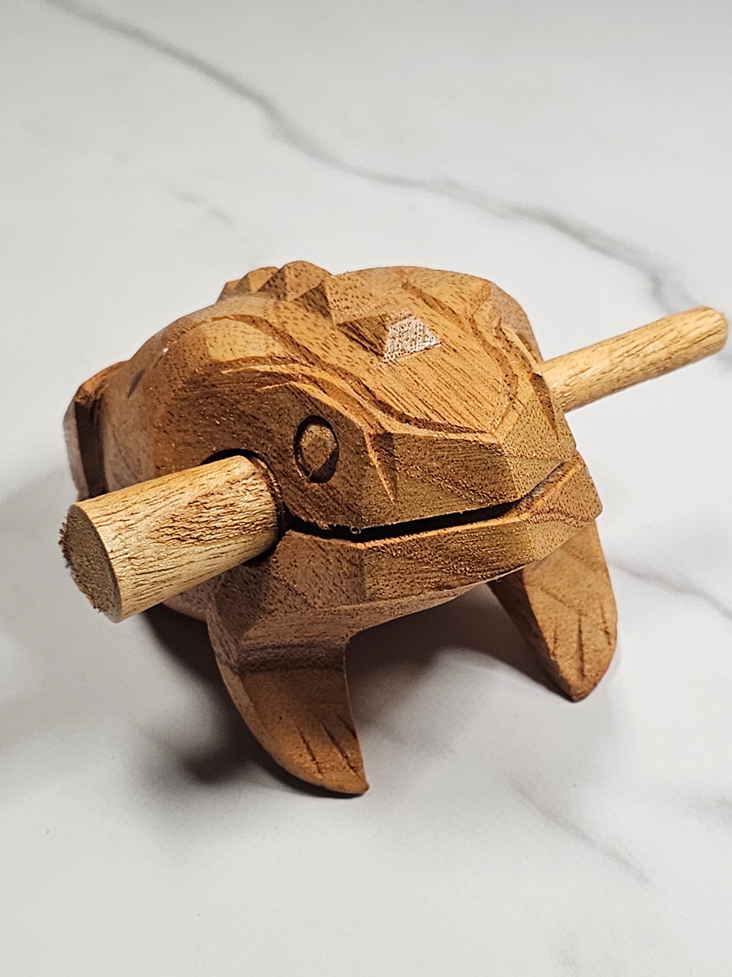 Wooden Frog Instrument