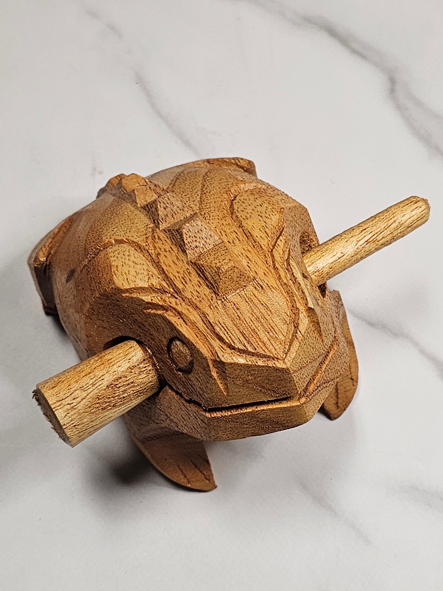 Wooden Frog Instrument