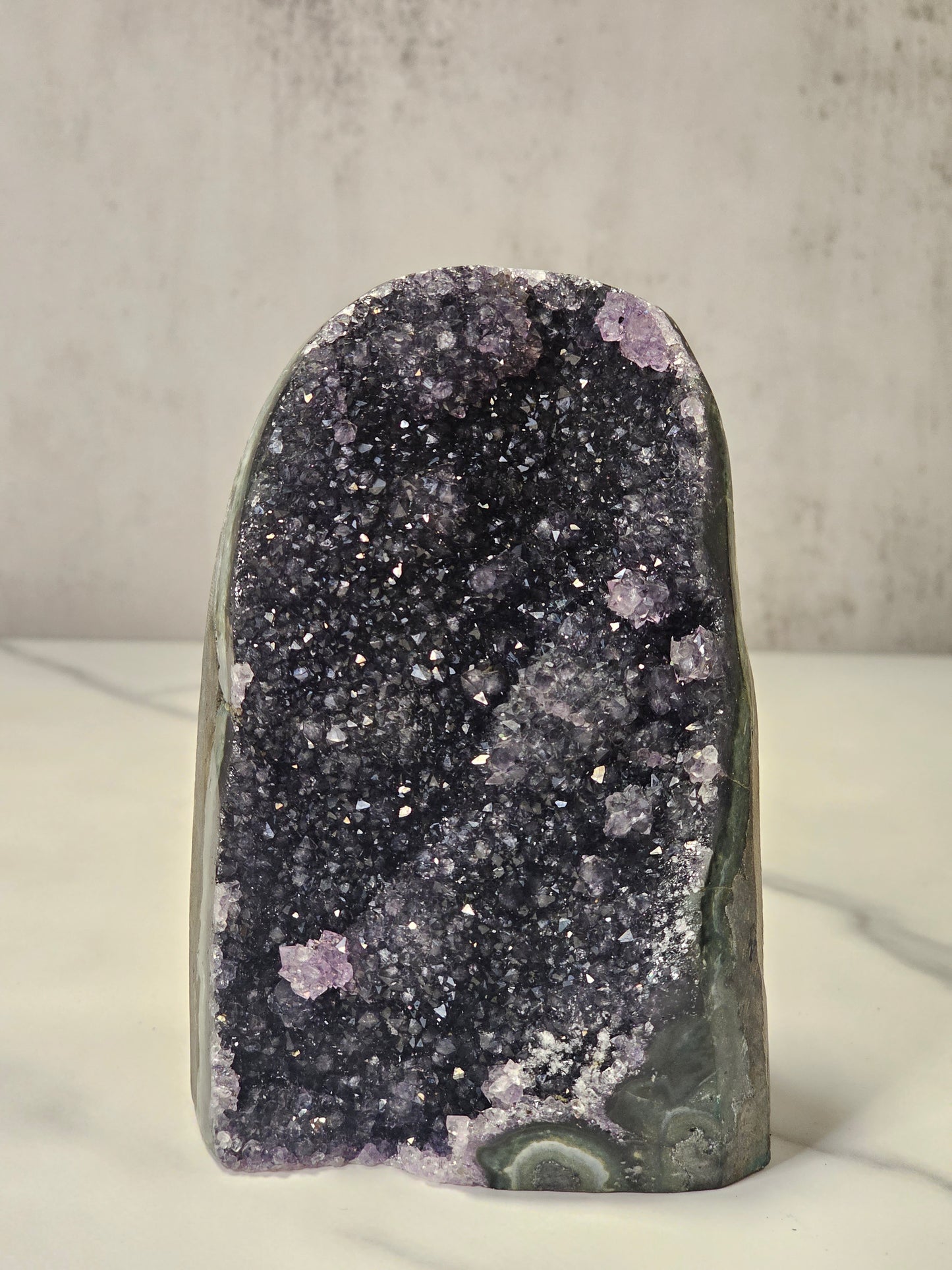 Black Amethyst Cut Base