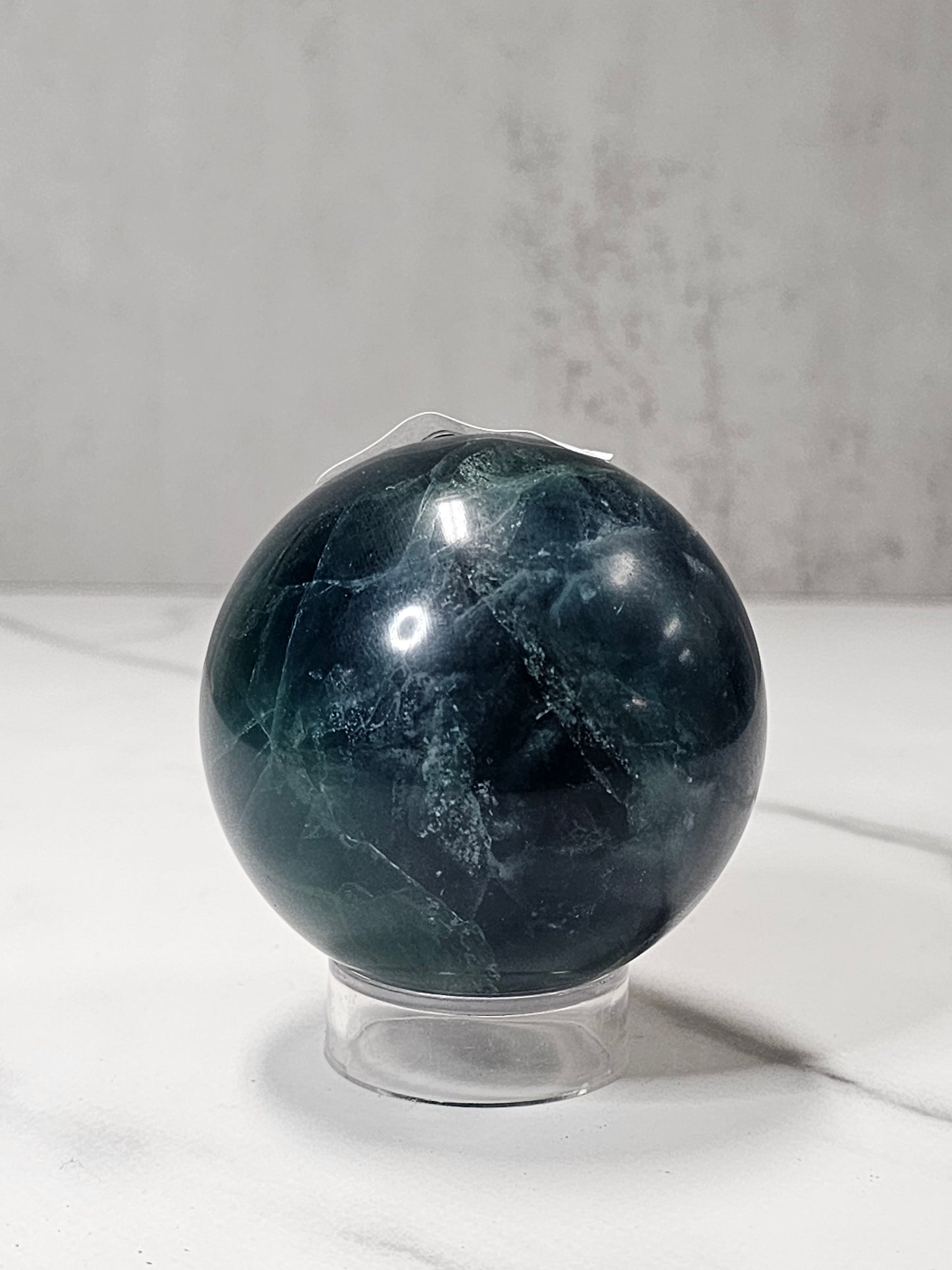 Green Fluorite Sphere